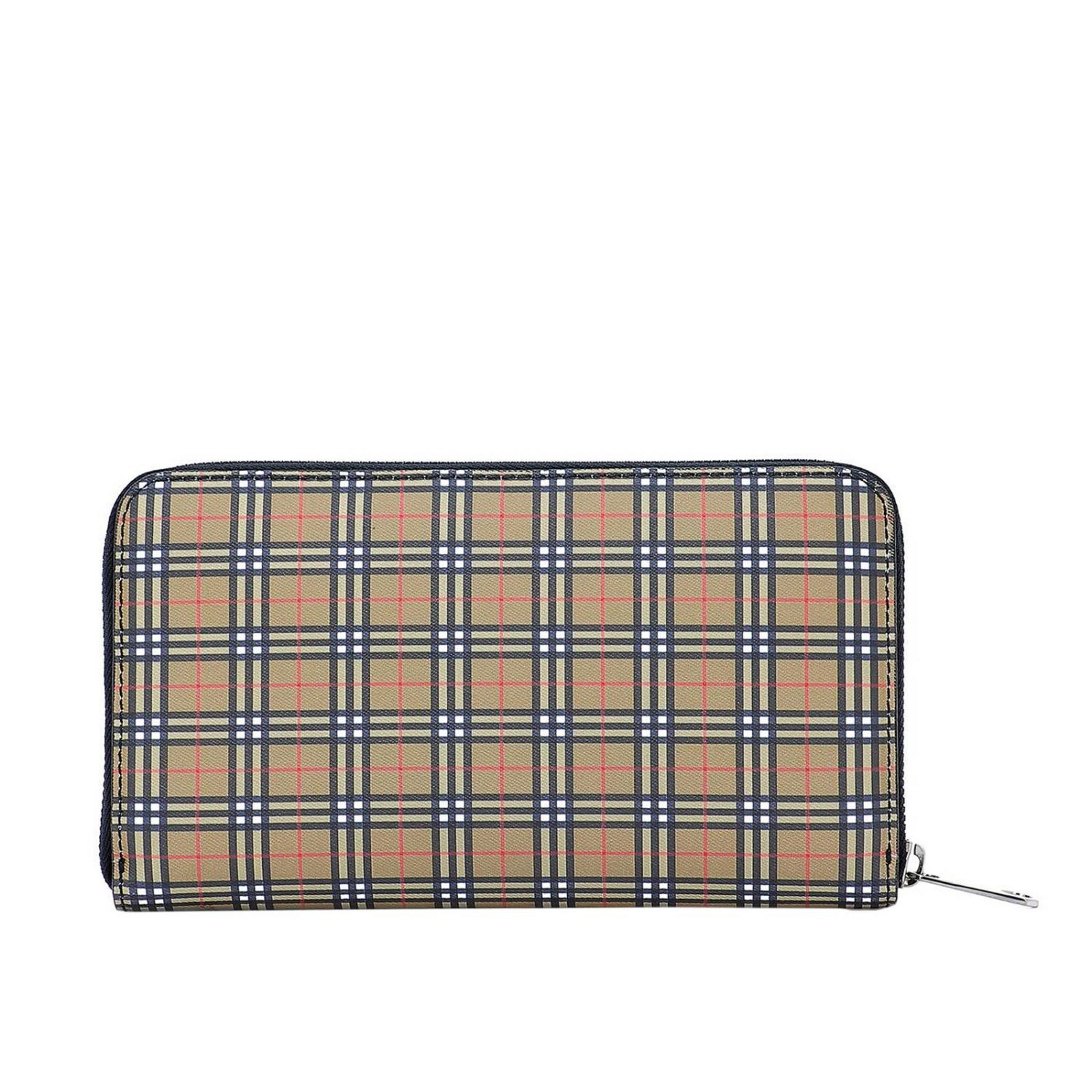 Burberry Outlet Wallet men Wallet Burberry Men Beige Wallet
