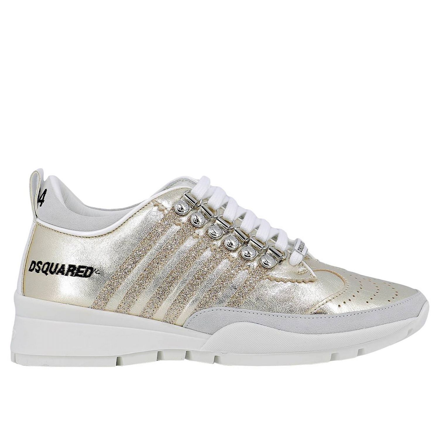 dsquared2 gold shoes