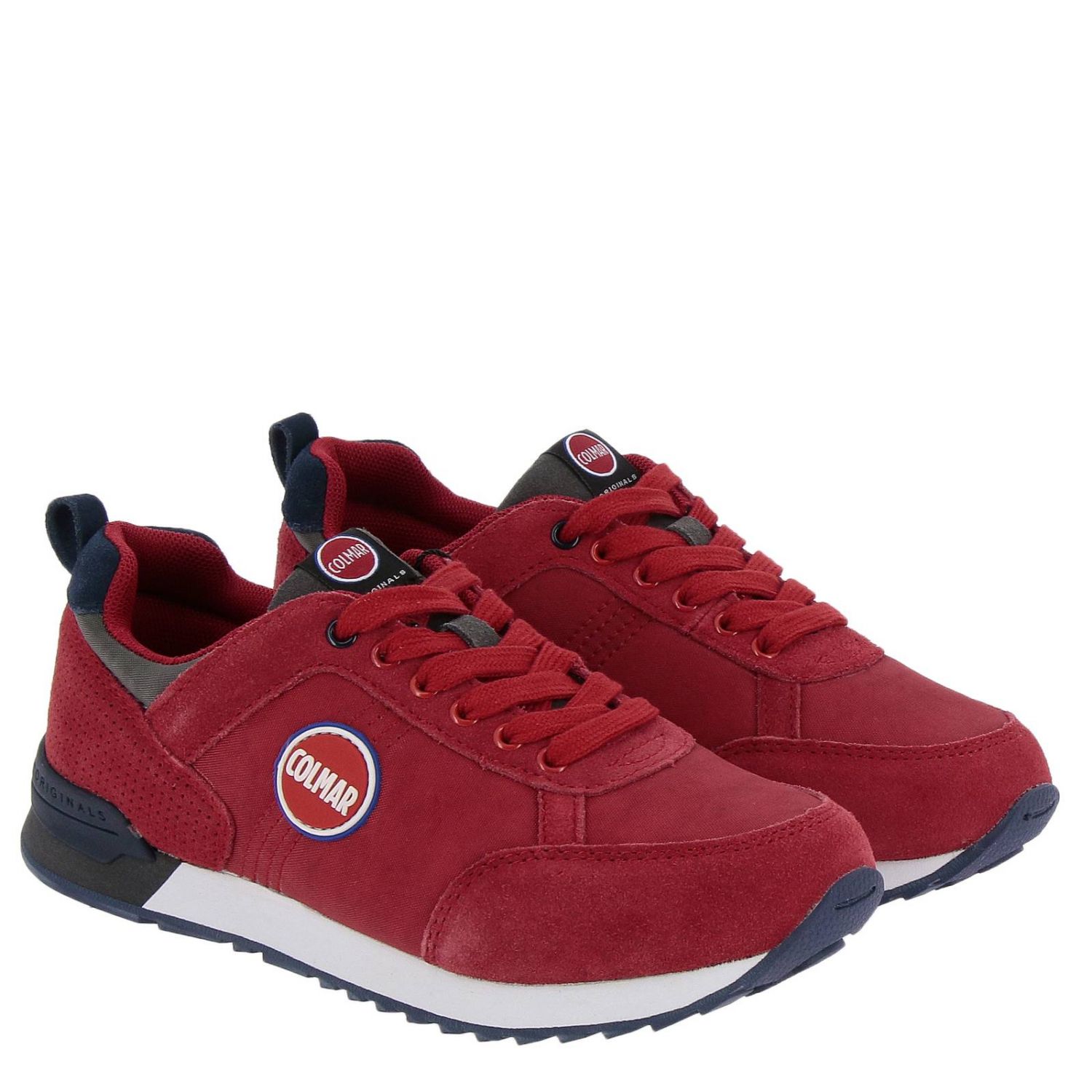 Sneakers Uomo Rosse Colmar TRAVIS BOLD 132 RED/WHITE CLM