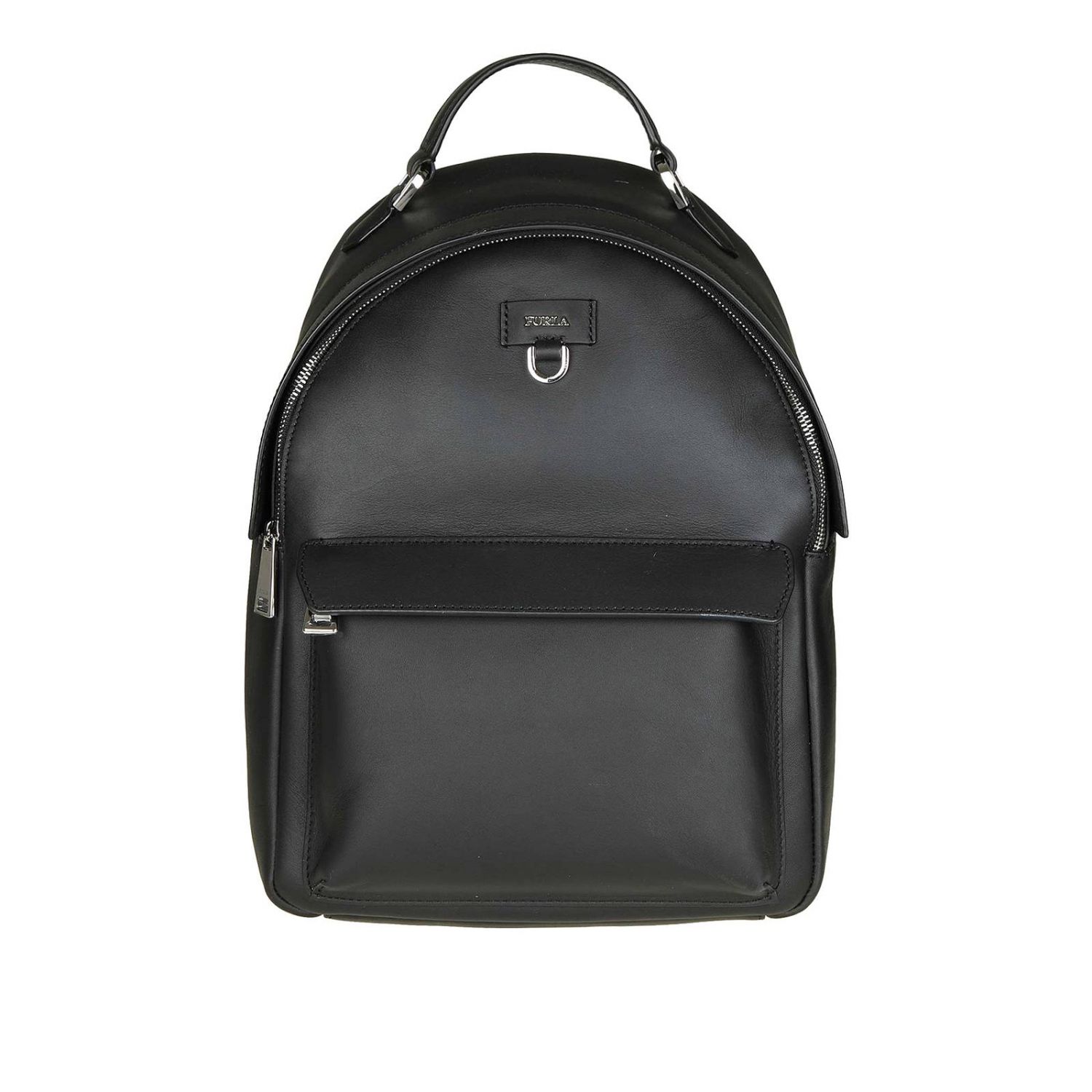 Furla Outlet: backpack for woman - Black | Furla backpack 998401 online ...