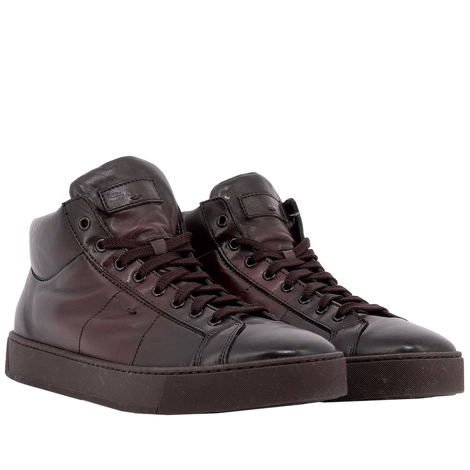 SANTONI: Sneakers uomo - Bordeaux | Sneakers Santoni MBGL20851CHIRGOT  GIGLIO.COM