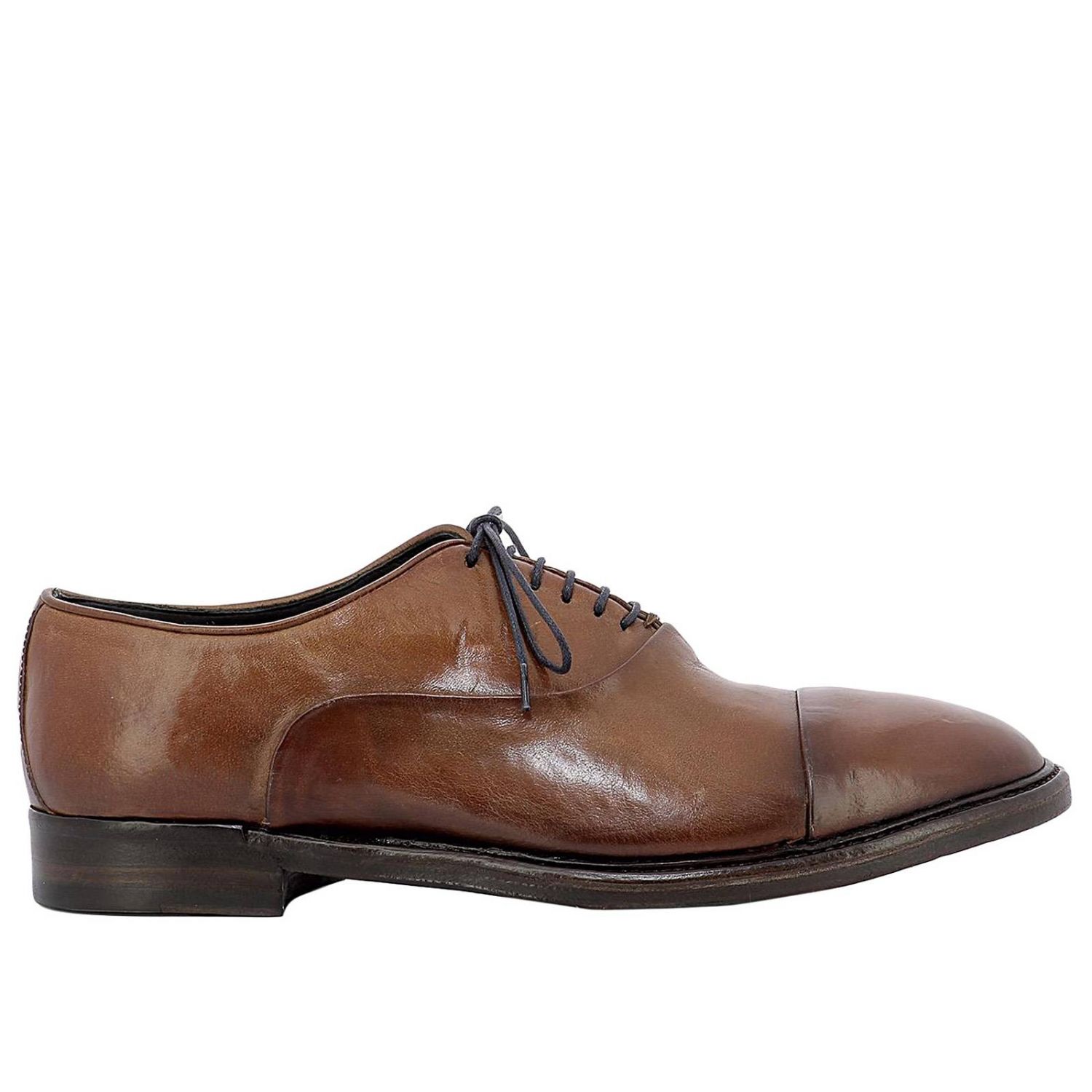 ALBERTO FASCIANI Outlet: Brogue shoes men - Brown | ALBERTO FASCIANI ...