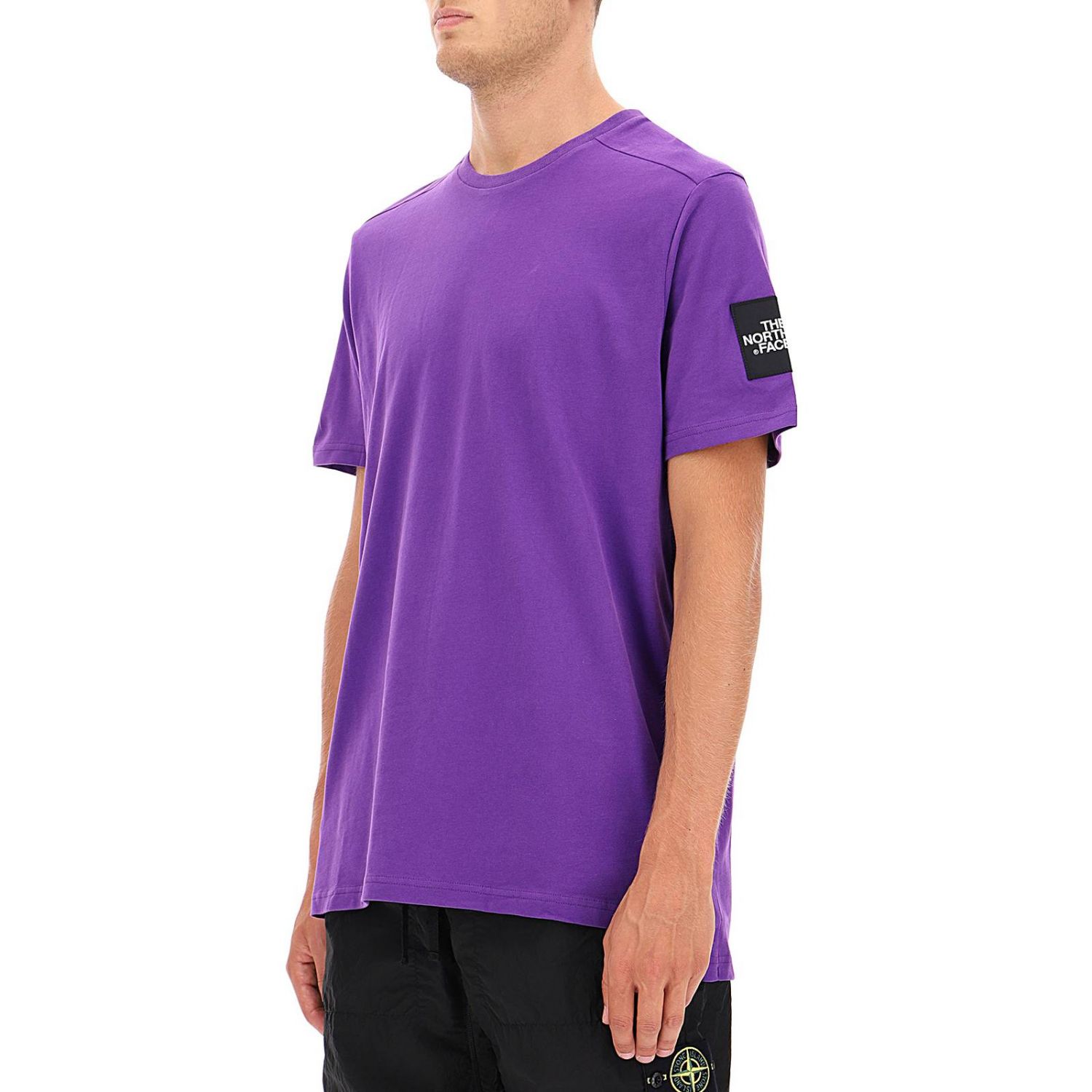 purple north face t shirt