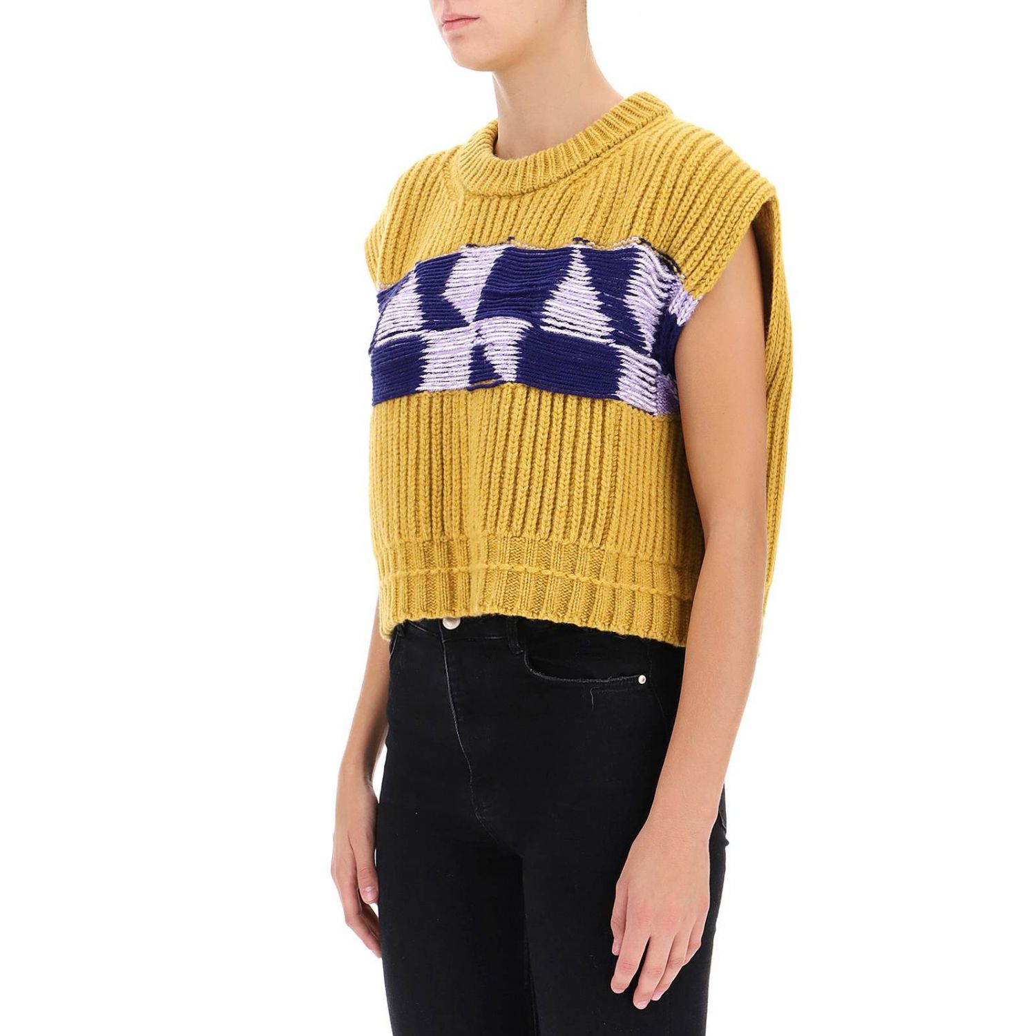 calvin klein yellow jumper