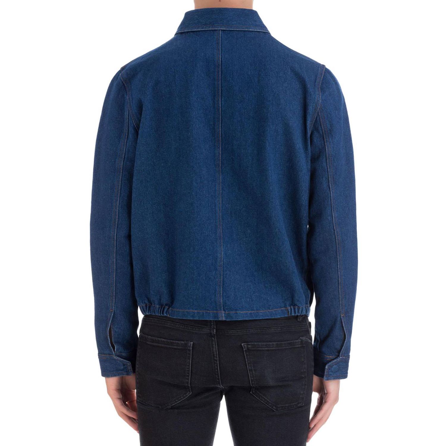 Ami Paris Outlet: Jacket men Ami Alexandre Mattiussi - Blue | Jacket ...