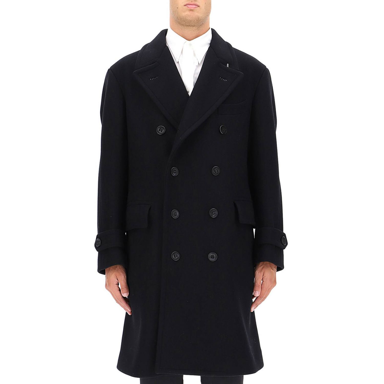 TOM FORD Outlet: Coat men - Black | TOM FORD coat BR072 TFO844 online ...