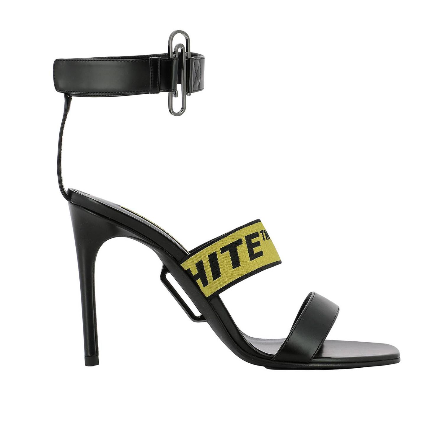 off white high heel shoes
