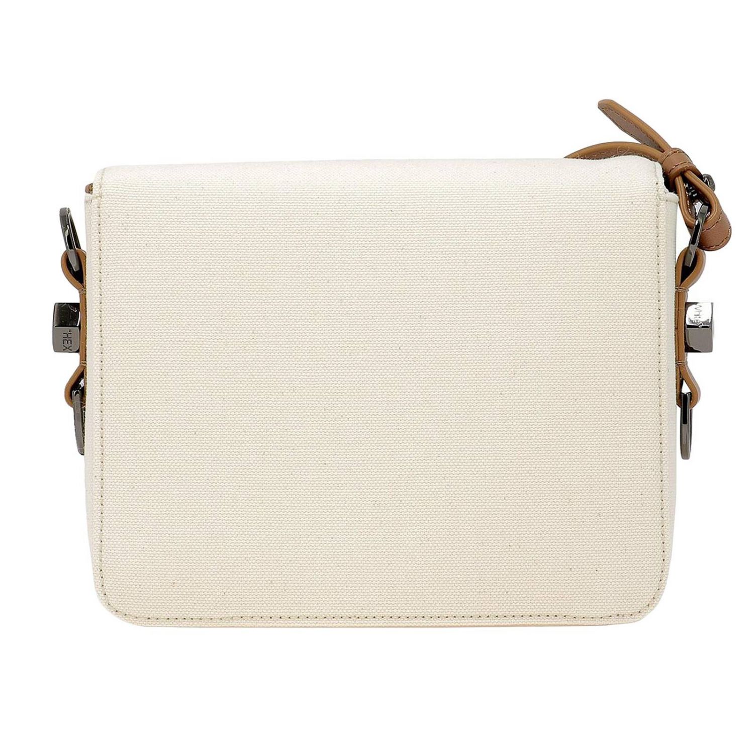 OFFWHITE Crossbody bags women Off White Beige Crossbody Bags Off