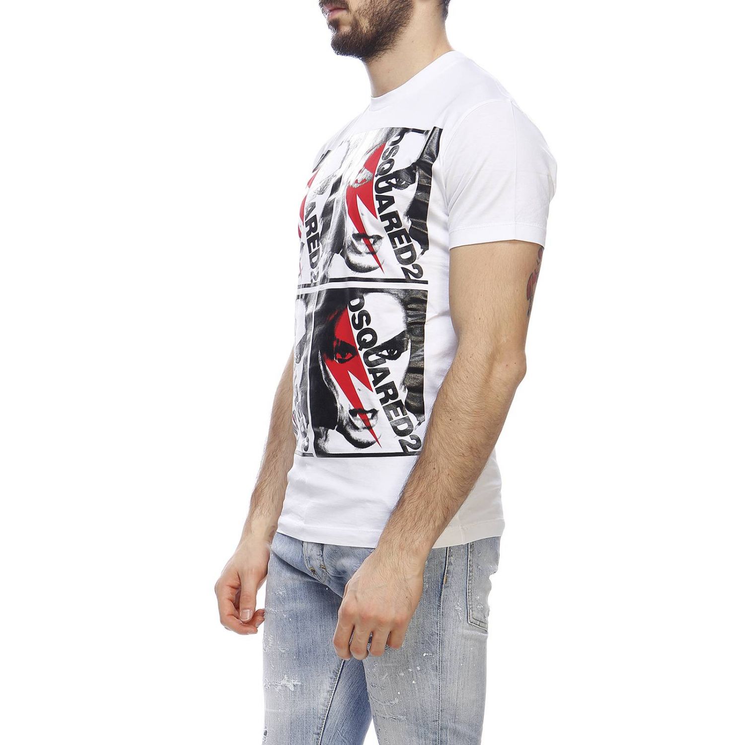 Dsquared2 Outlet: T-shirt men | T-Shirt Dsquared2 Men White | T-Shirt ...