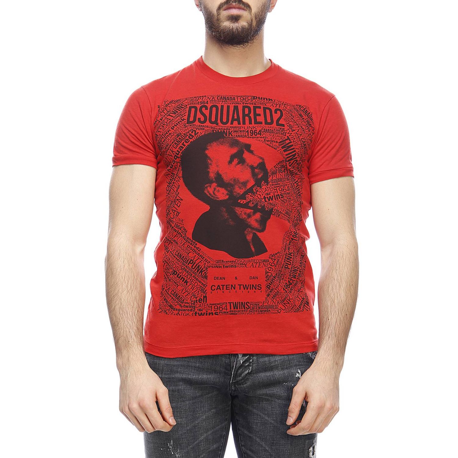 tee shirt dsquared2 homme rouge