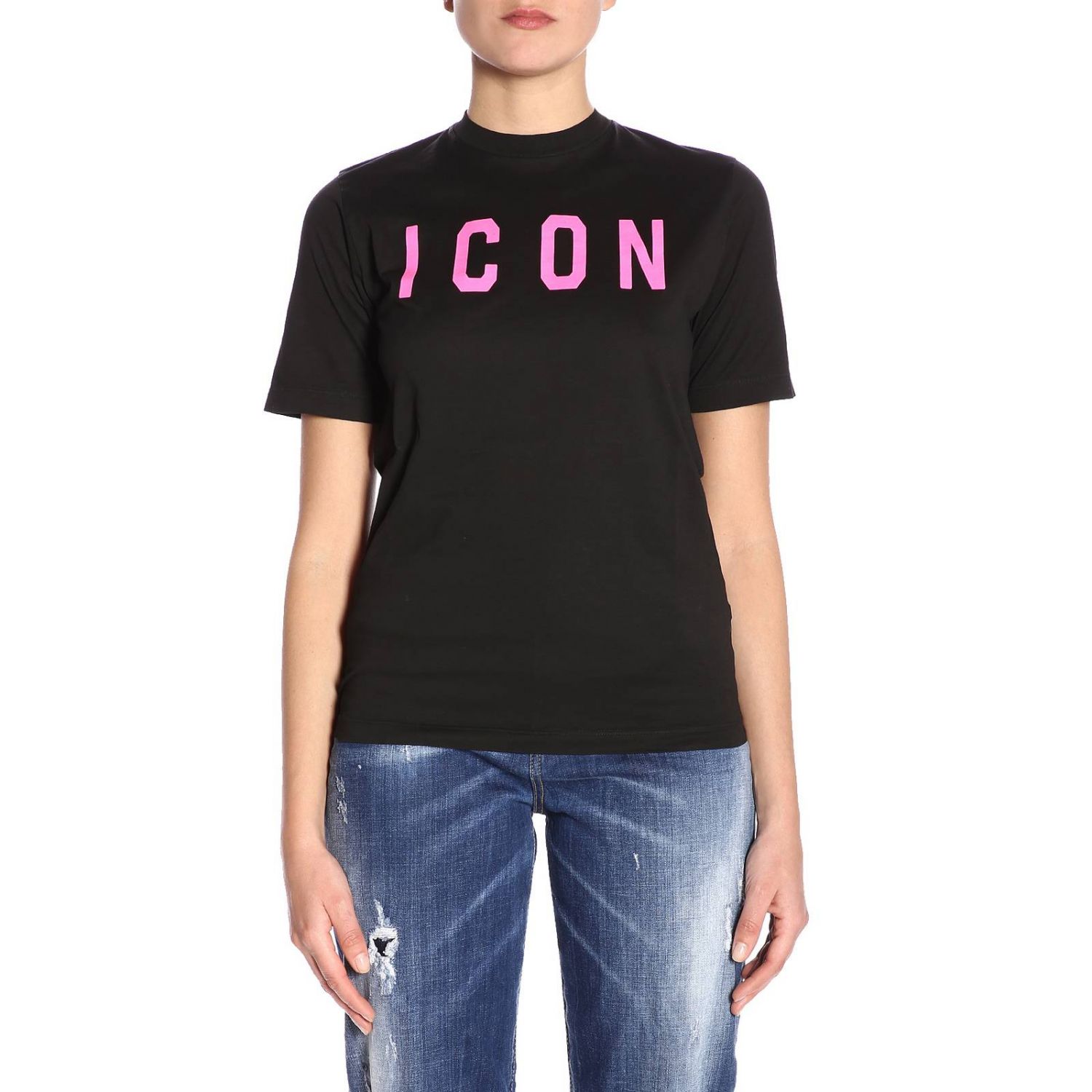Dsquared2 Outlet: T-shirt women - Black 