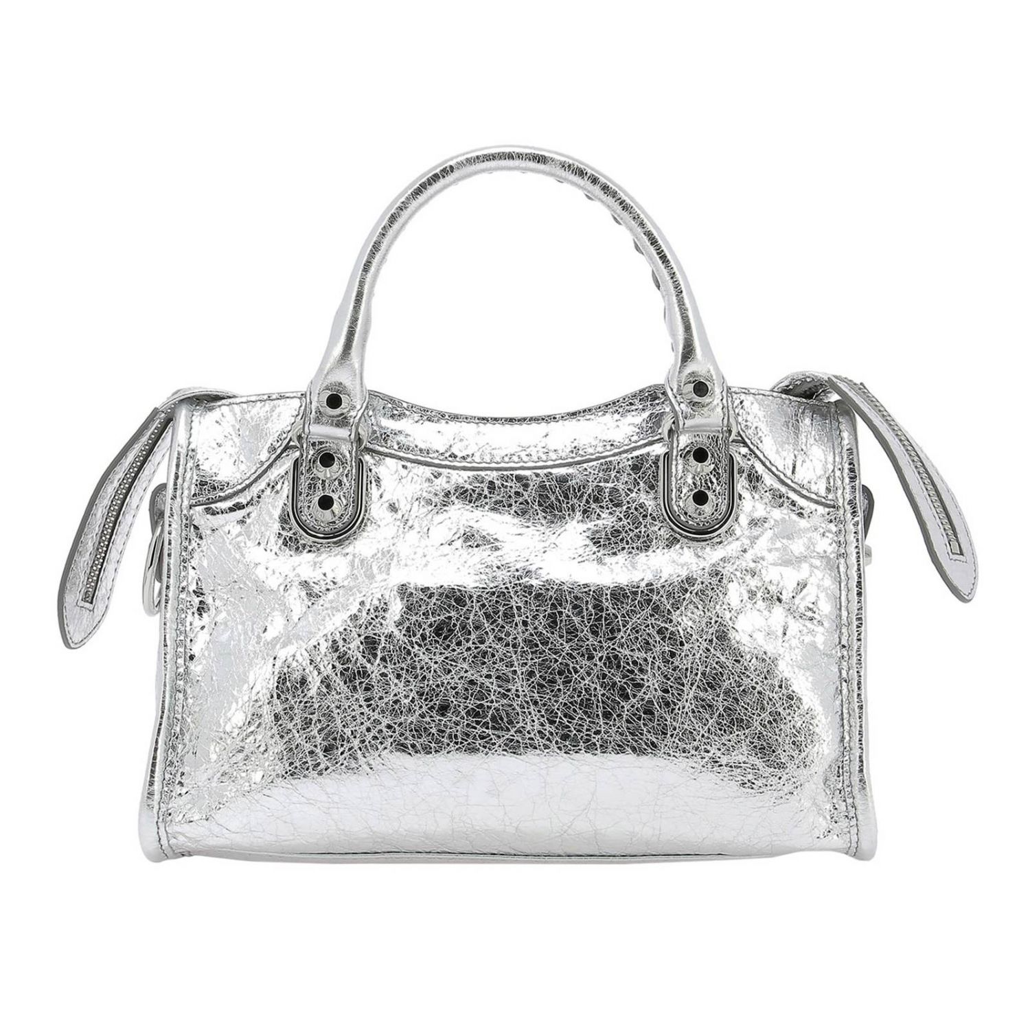 Balenciaga Outlet: Shoulder bag women | Handbag Balenciaga Women Silver ...