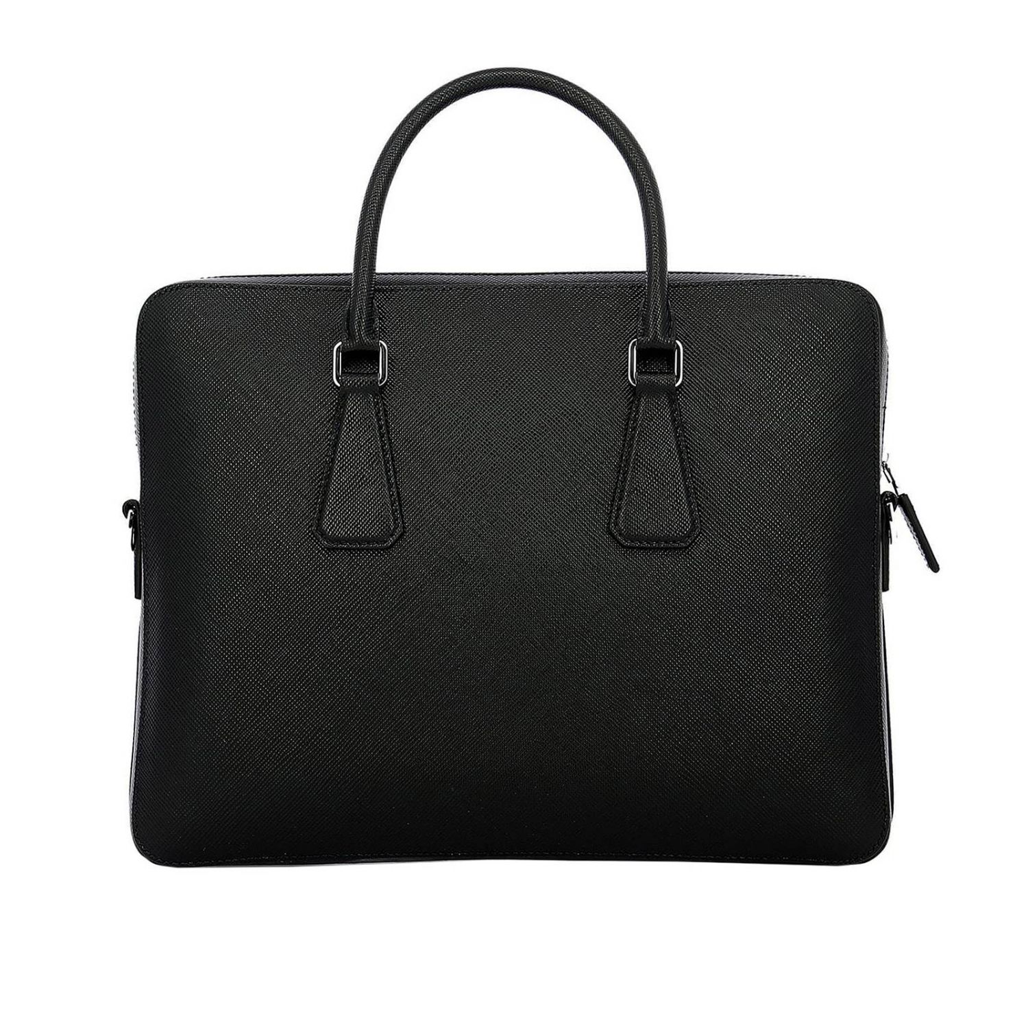 PRADA: Bags men - Black | Bags Prada 2VE368 2FAD GIGLIO.COM