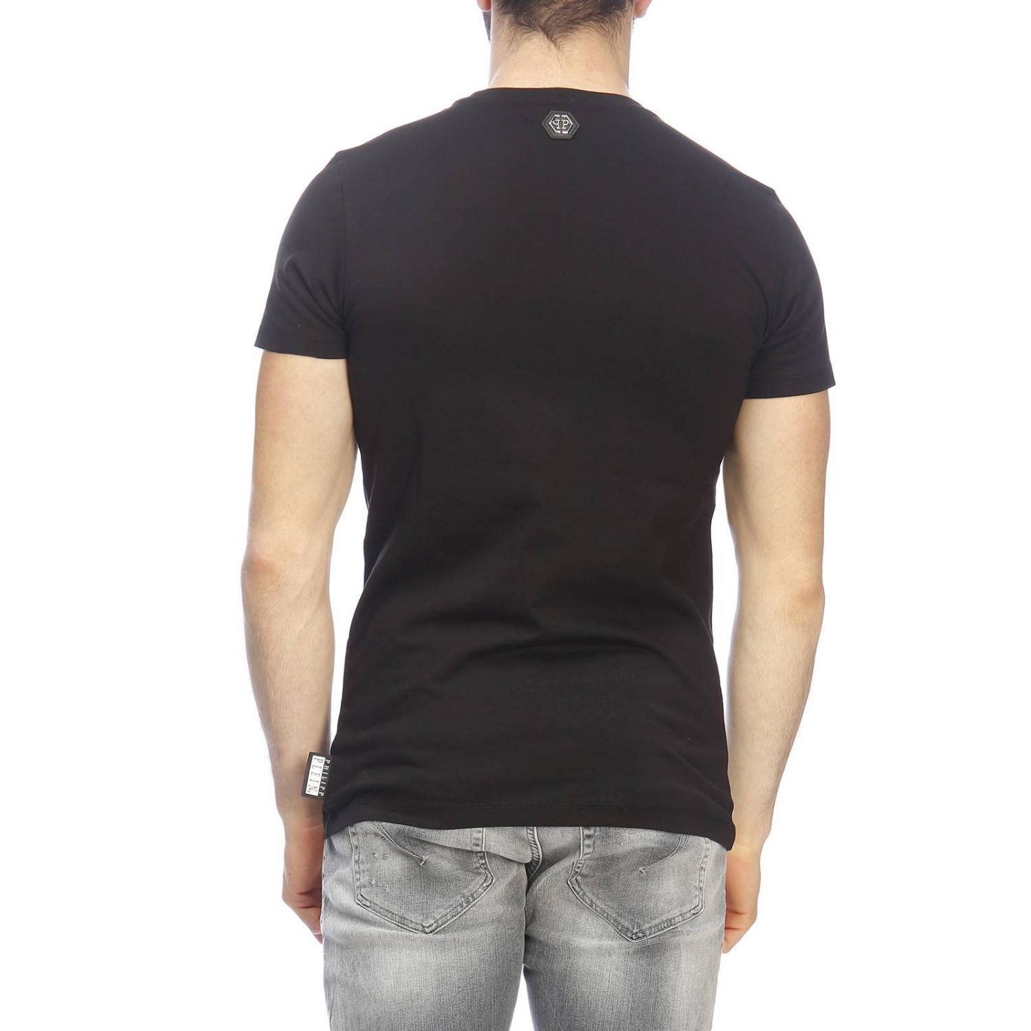 Philipp Plein Outlet: T-shirt men - Black | T-Shirt Philipp Plein ...