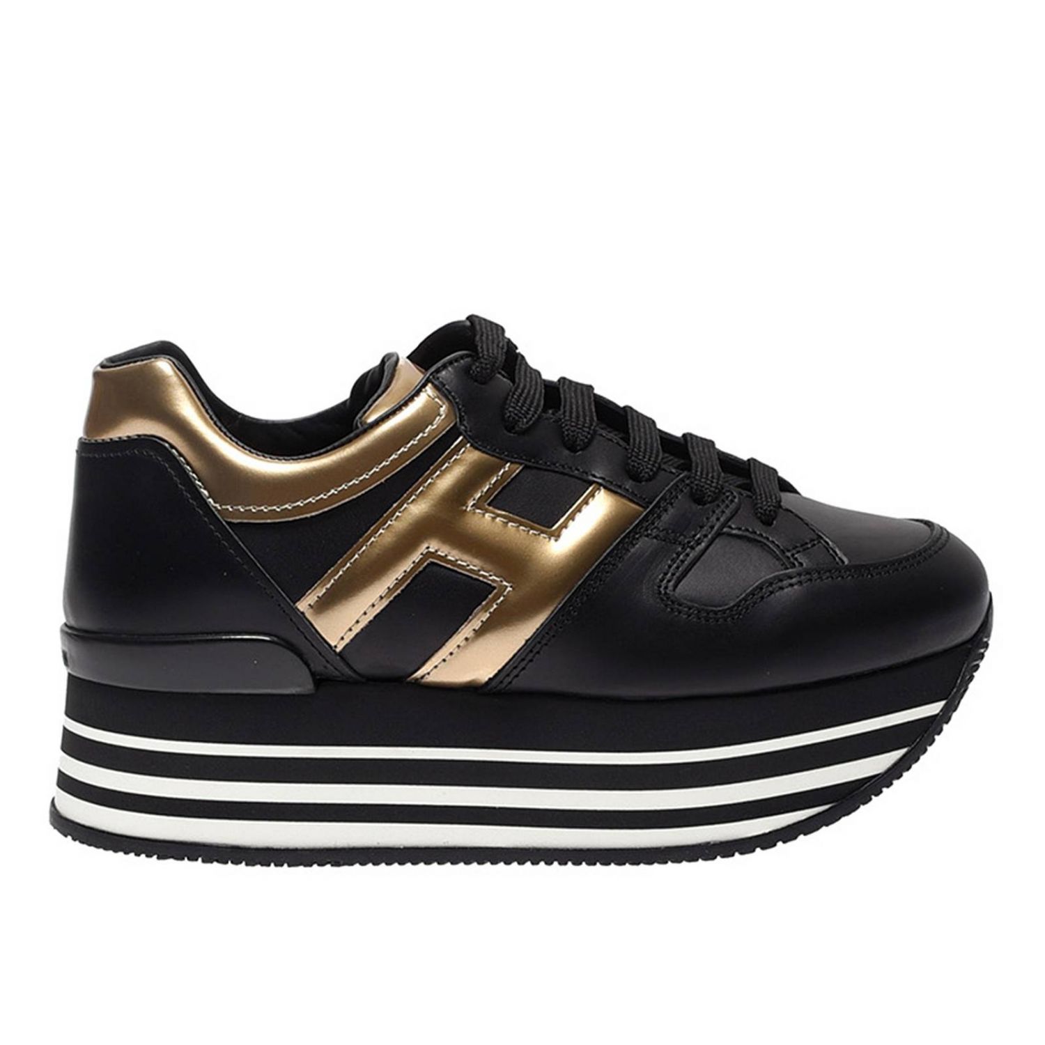 HOGAN: Shoes women - Bronze | Sneakers Hogan hxw2830t548 jds GIGLIO.COM