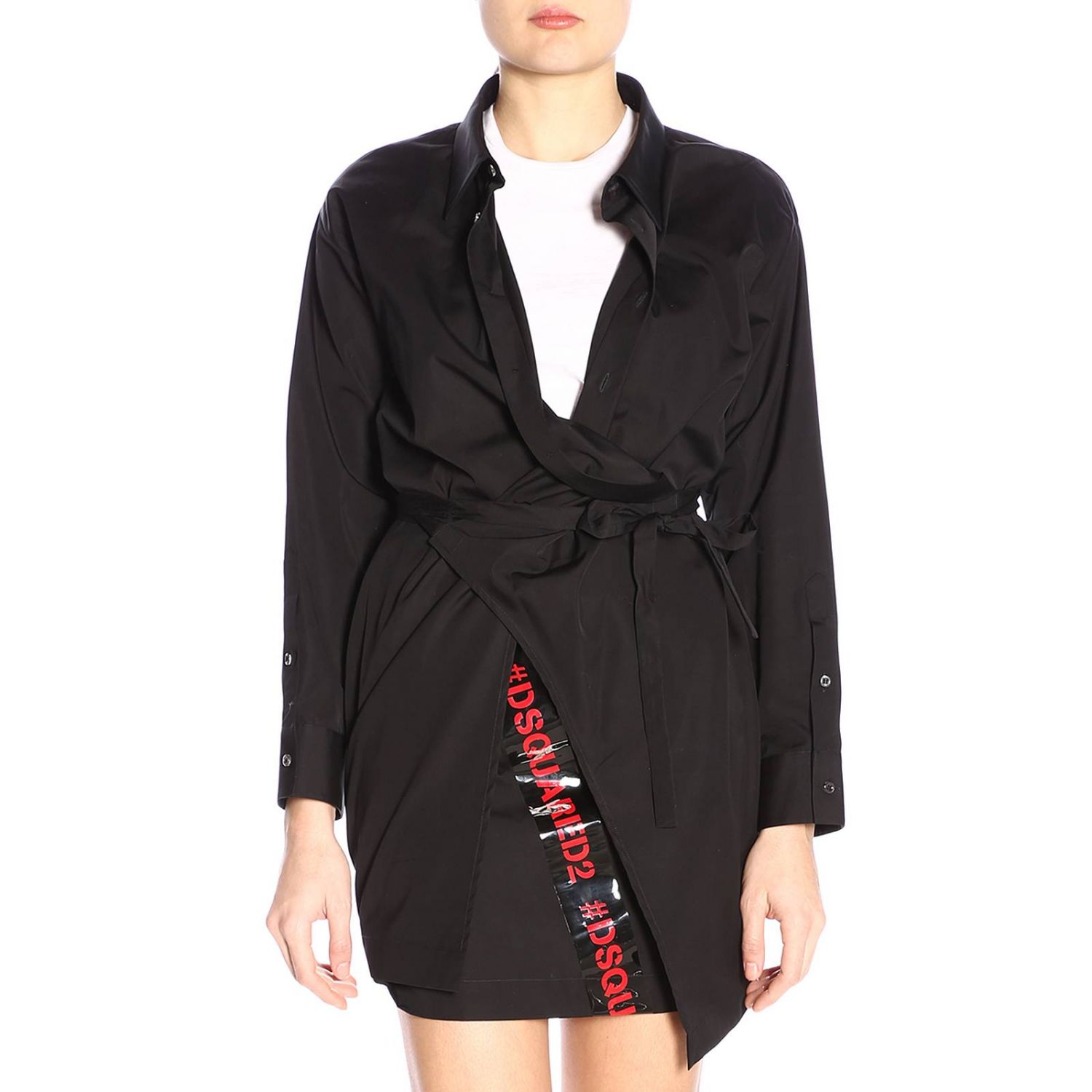 Dsquared2 Outlet: dress for woman - Black | Dsquared2 dress ...