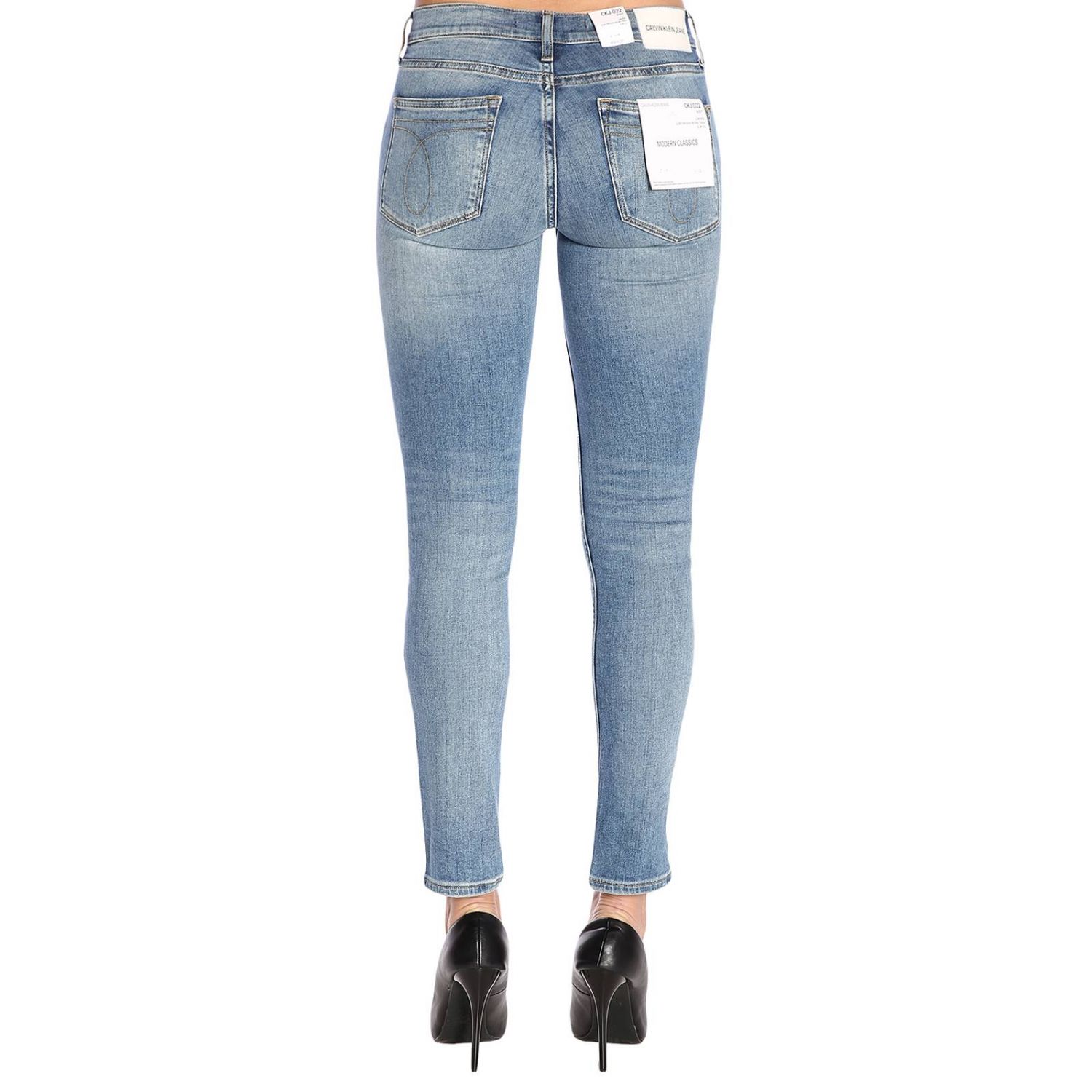 Calvin Klein Jeans Outlet: jeans for woman - Blue | Calvin Klein Jeans ...