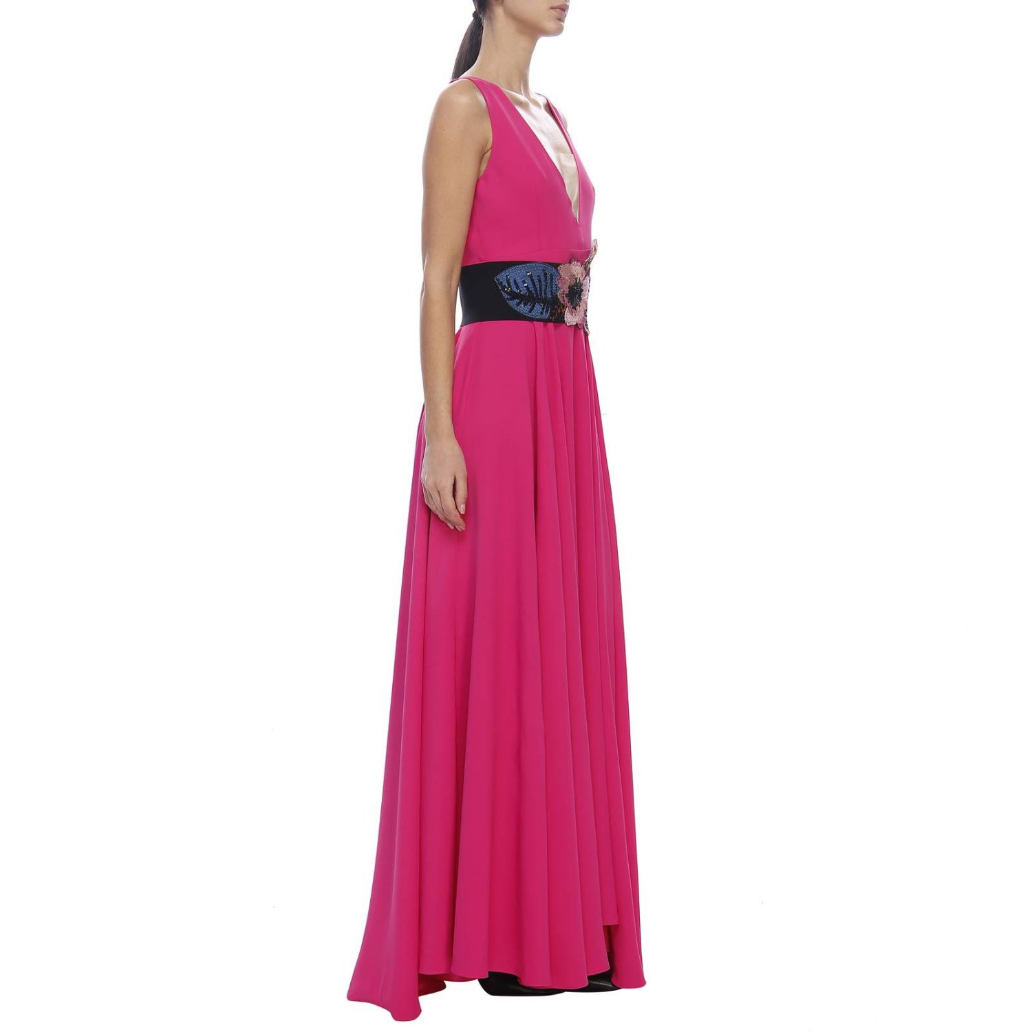 Hanita Outlet: Dress women | Dress Hanita Women Fuchsia | Dress Hanita ...
