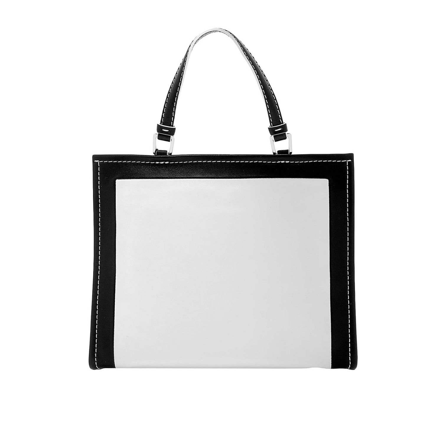 Borsa The Box in pelle con maxi stampa Marc Jacobs Borsa The Box in pelle con maxi stampa Marc Jacobs