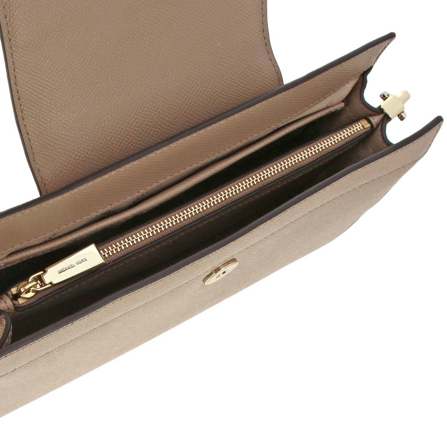 Michael Kors Outlet crossbody bags for woman Beige Michael Kors