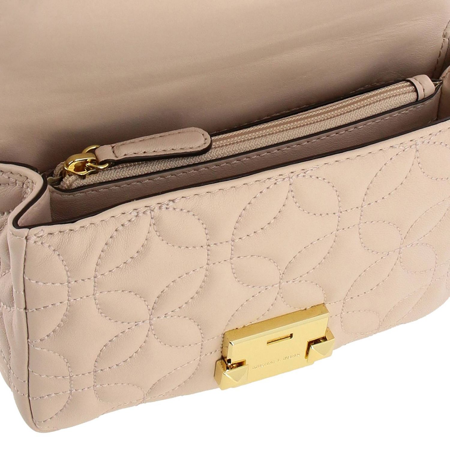 pochette michael kors beige