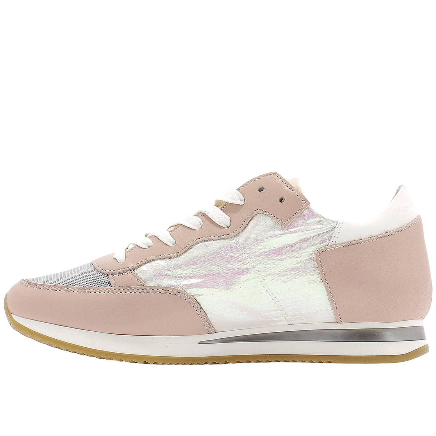 Philippe Model Outlet: Shoes women - Pink | Sneakers Philippe Model ...
