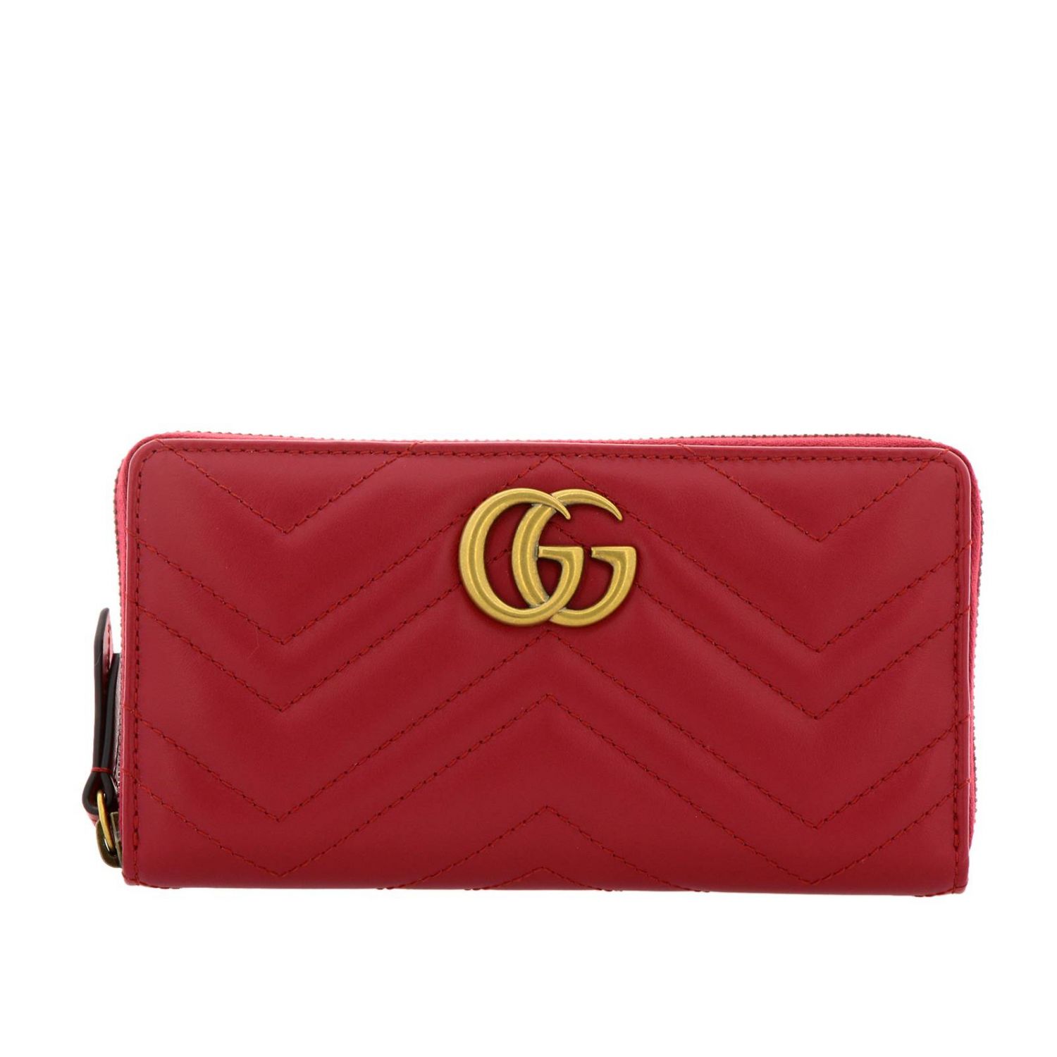 GUCCI: wallet for women - Red | Gucci wallet 443123 DTD1T online on ...