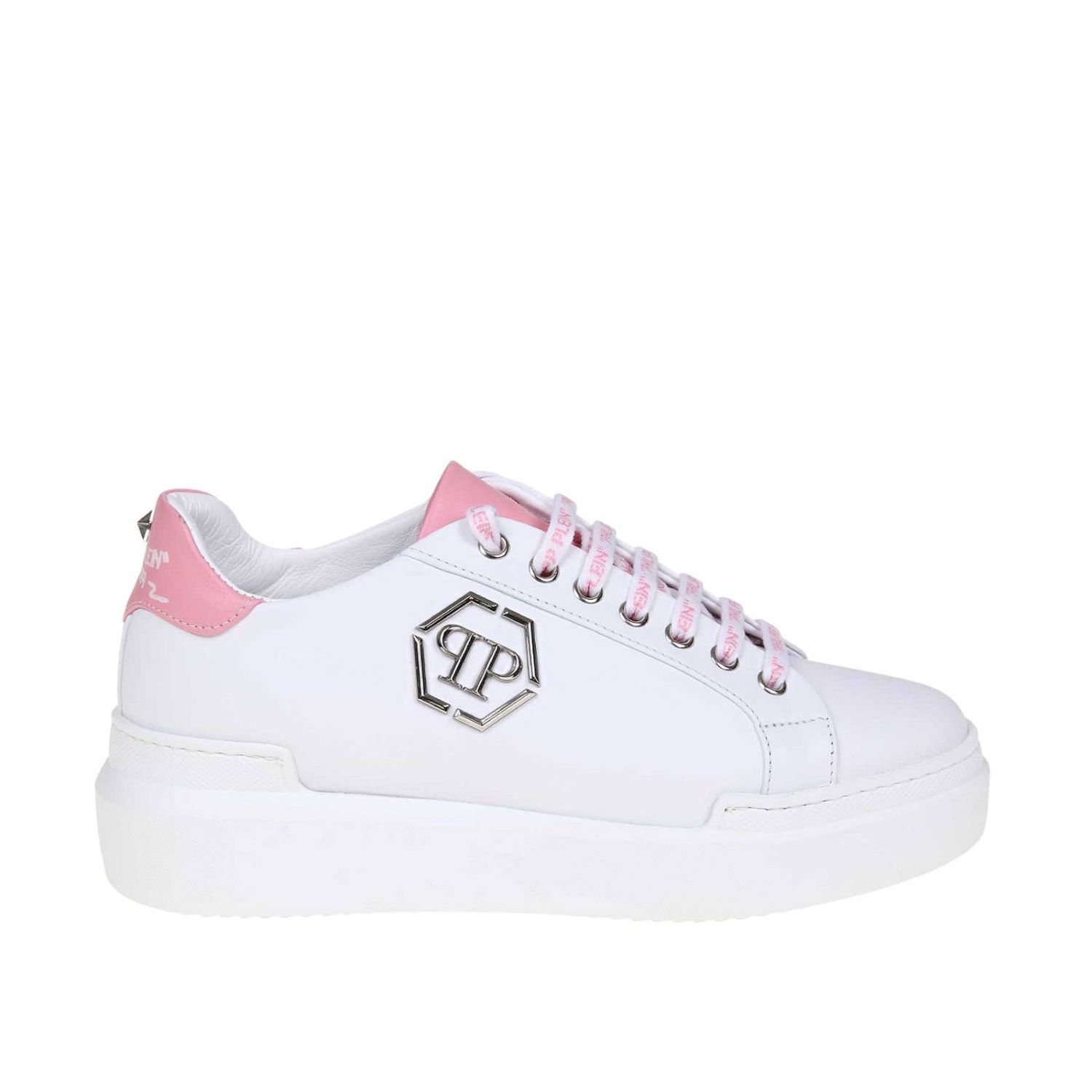Philipp Outlet: sneakers woman - White 1 | Philipp Plein sneakers WSC1201 PLE025N online on GIGLIO.COM