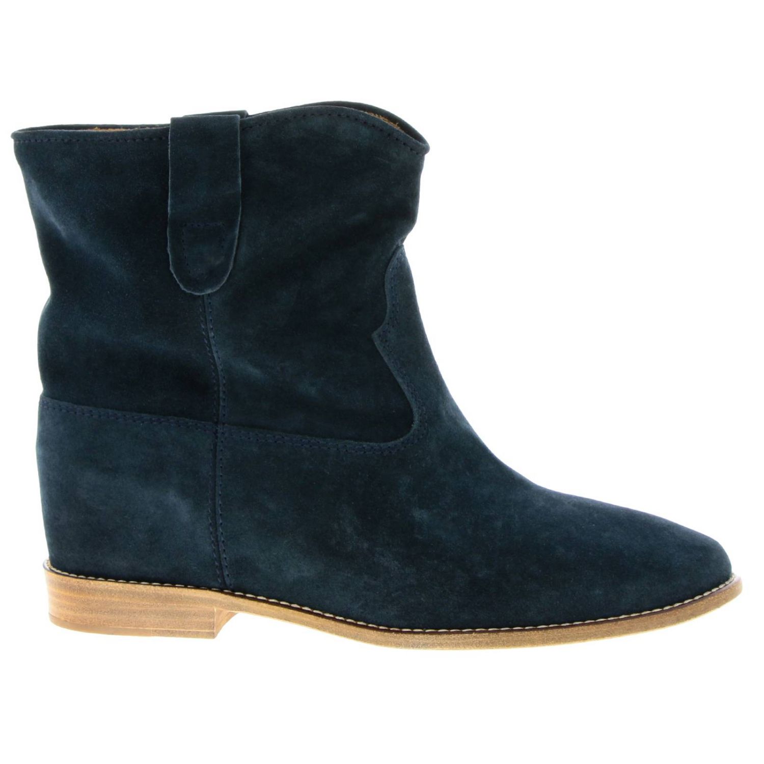 Schuhe Damen Isabel Marant Flache Stiefeletten Isabel Marant Damen Petroleum Blue Flache Stiefeletten Isabel Marant Bop068s Giglio De