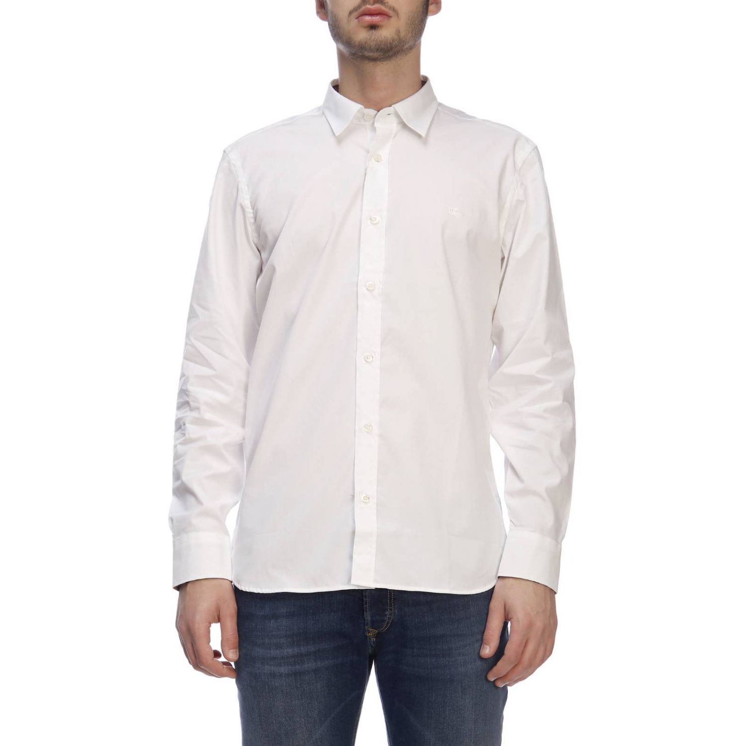 burberry white shirt mens