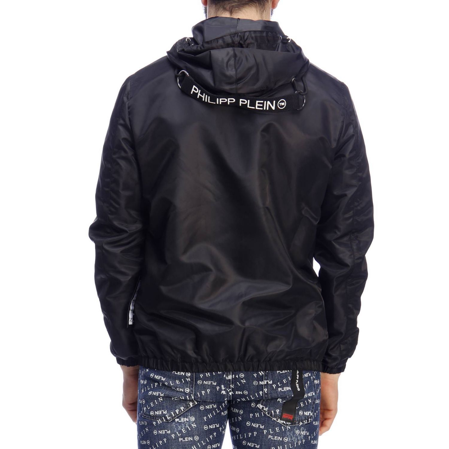 Philipp Plein Outlet: jacket for man - Black | Philipp Plein jacket ...
