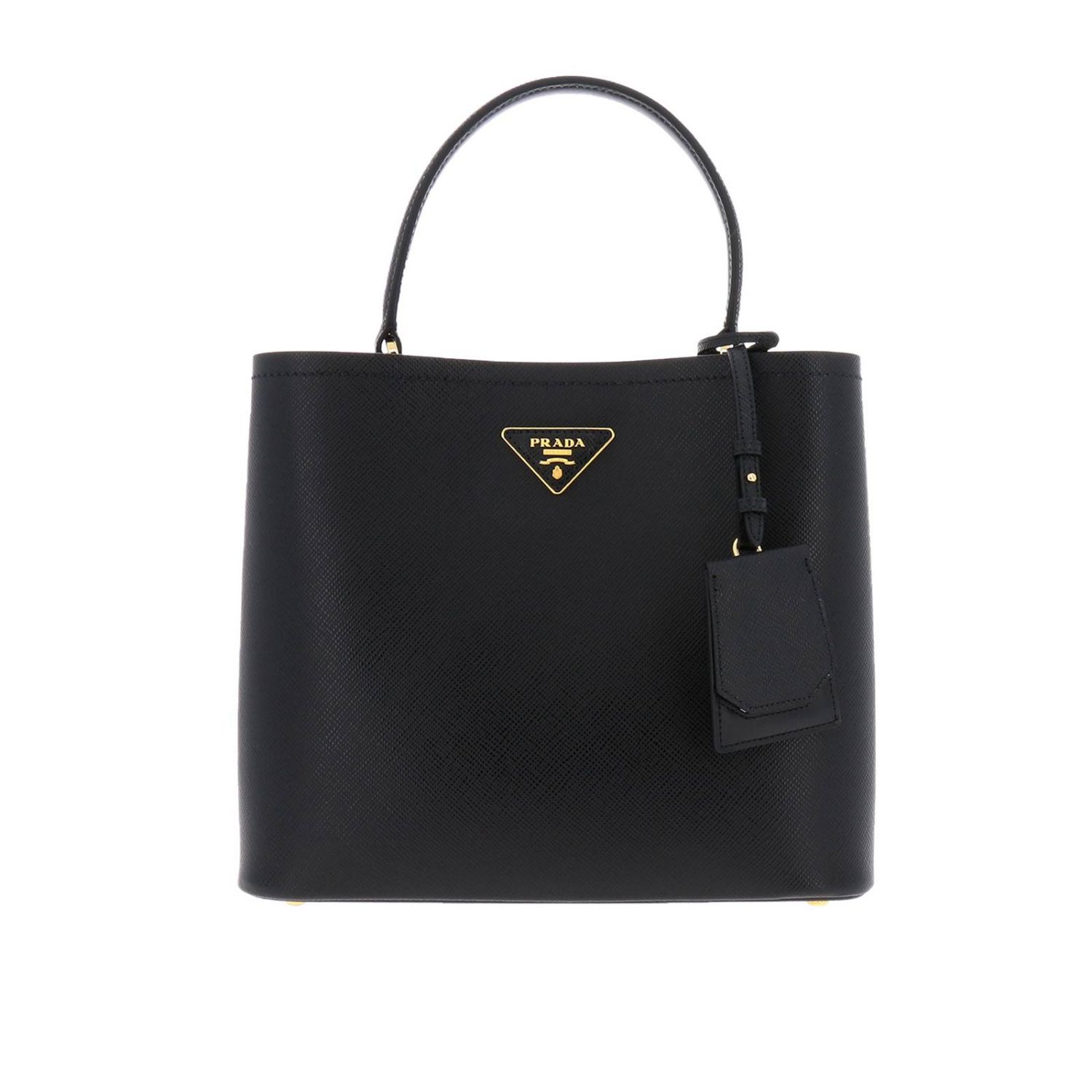 PRADA SAFFIANO LEATHER BUCKET BAG, Women's Fashion, Bags & Wallets