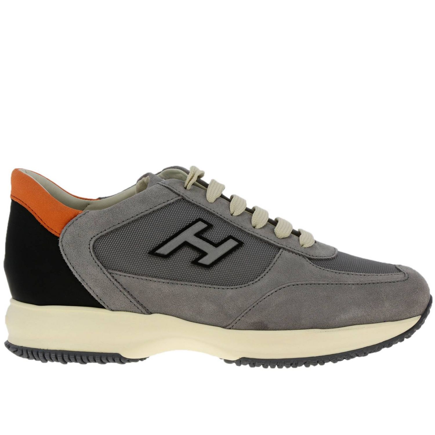 HOGAN: Shoes men - Grey | Sneakers Hogan HXM00N0Q102 KE4 GIGLIO.COM
