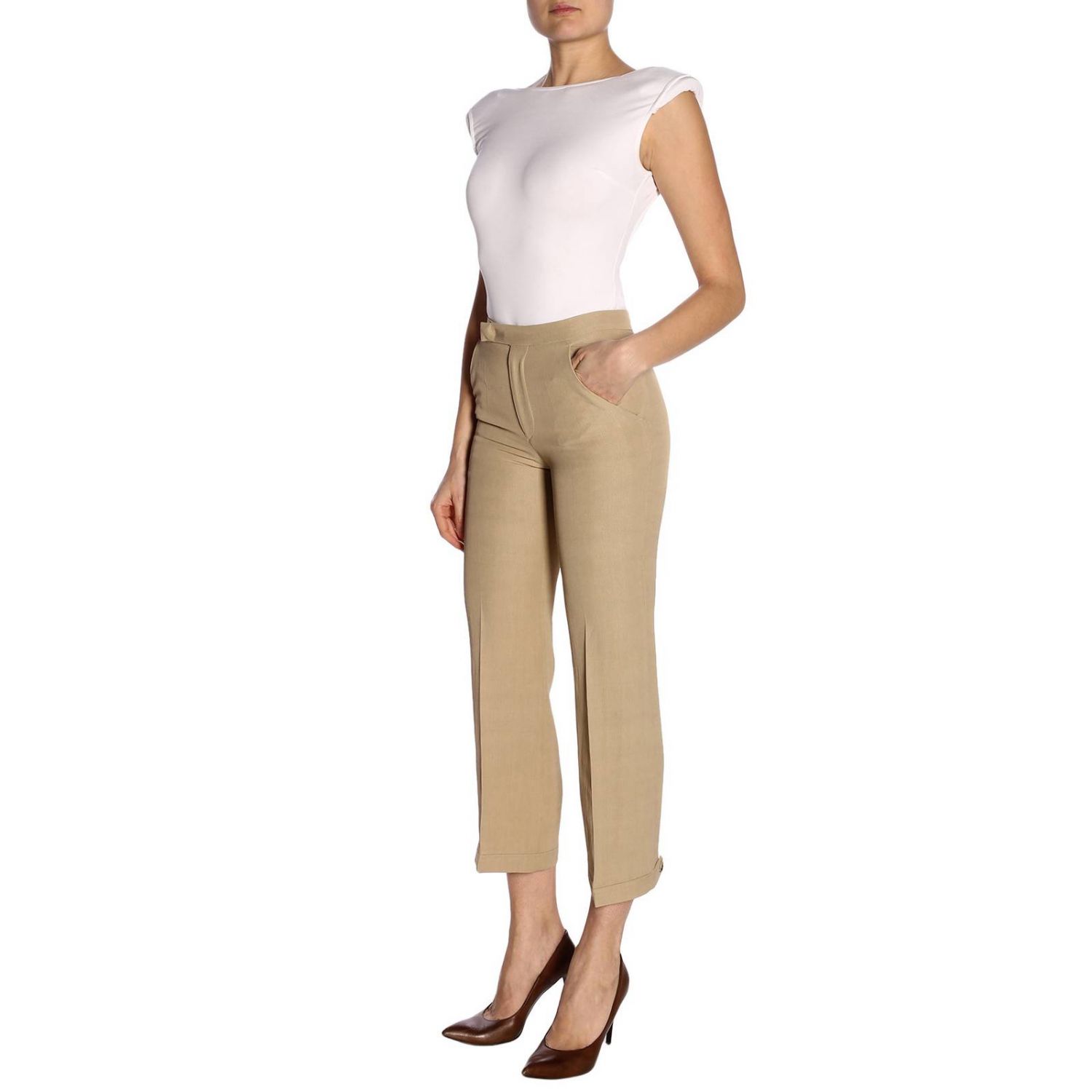 Golden Goose Outlet: pants for woman - Brown | Golden Goose pants ...