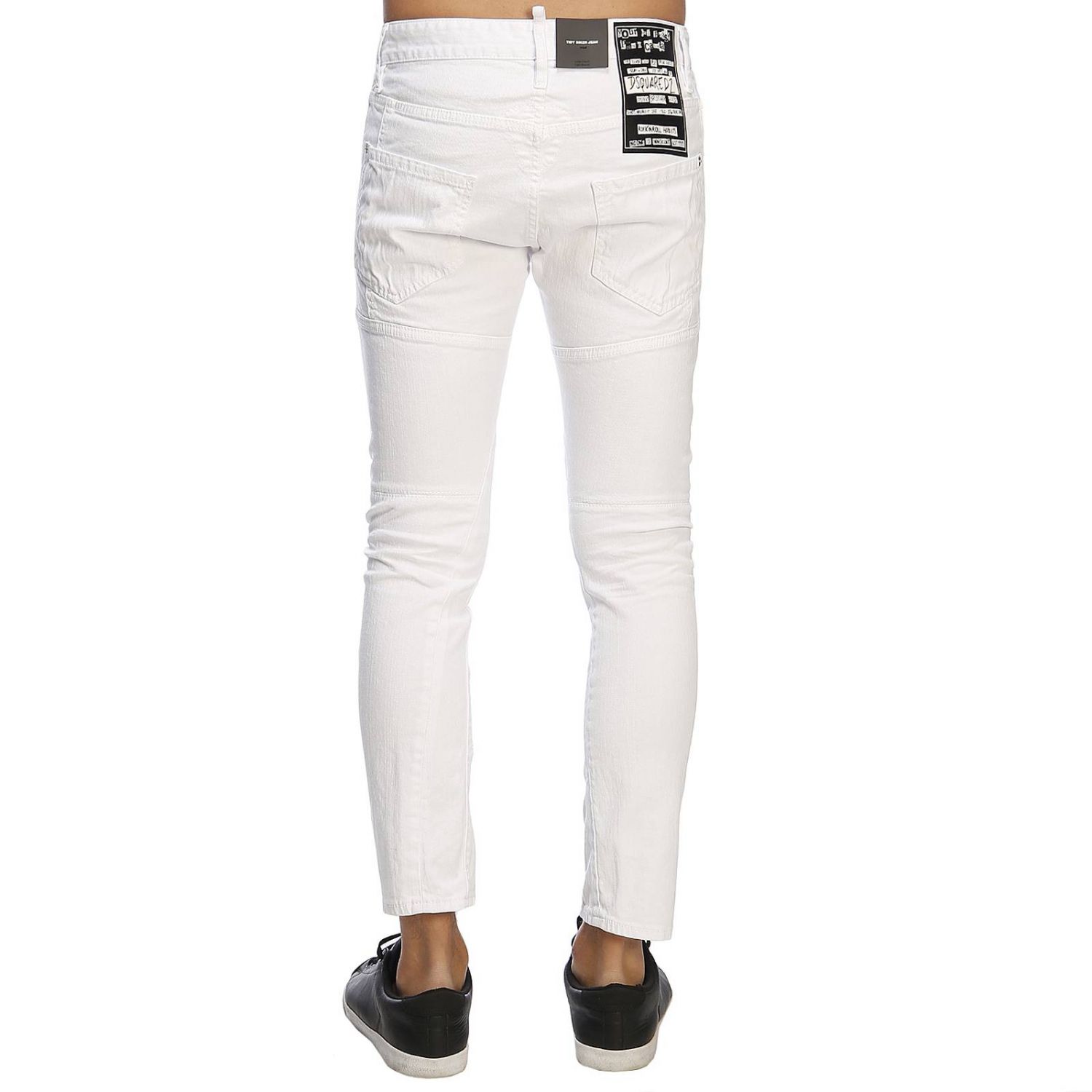 Dsquared2 Outlet: jeans for men - White | Dsquared2 jeans ...