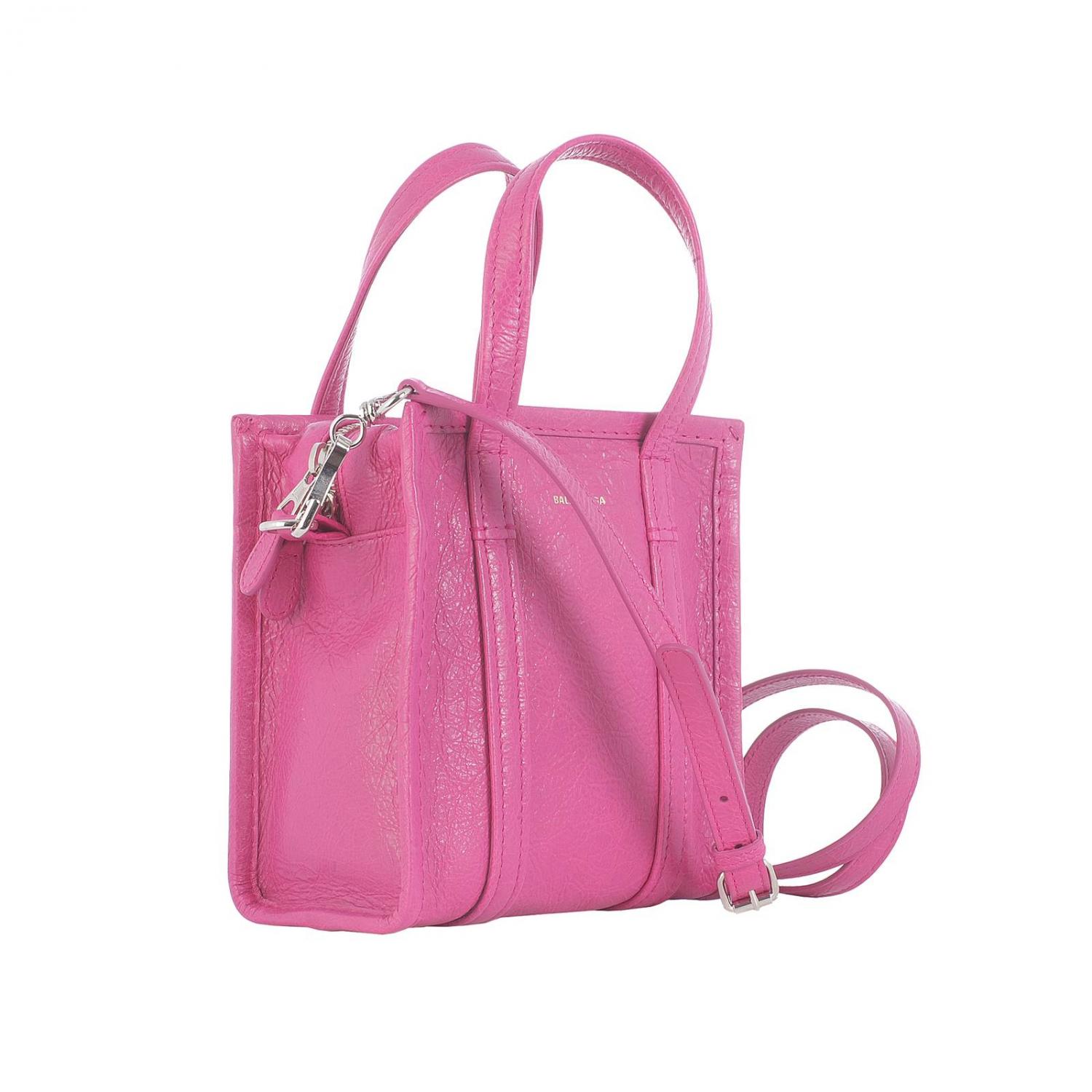 Balenciaga Outlet: Shoulder bag women | Mini Bag Balenciaga Women Pink ...