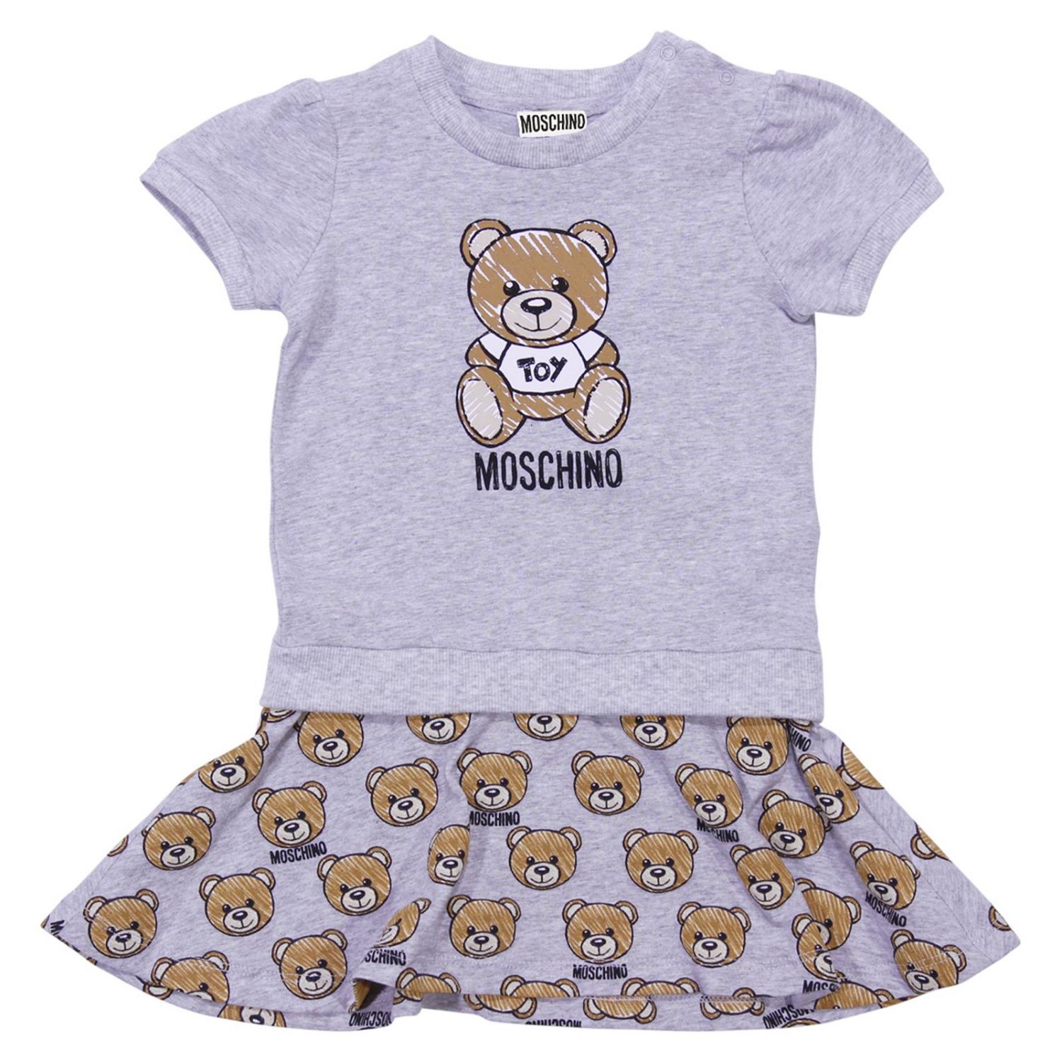 Moschino Baby Outlet: Dress kids | Dress Moschino Baby Kids Grey | Dress Moschino Baby MDV06X