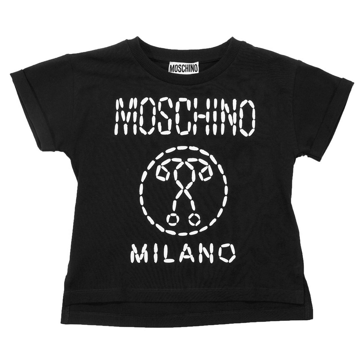 Moschino Kid Outlet: t-shirt for baby - Black | Moschino Kid t-shirt ...