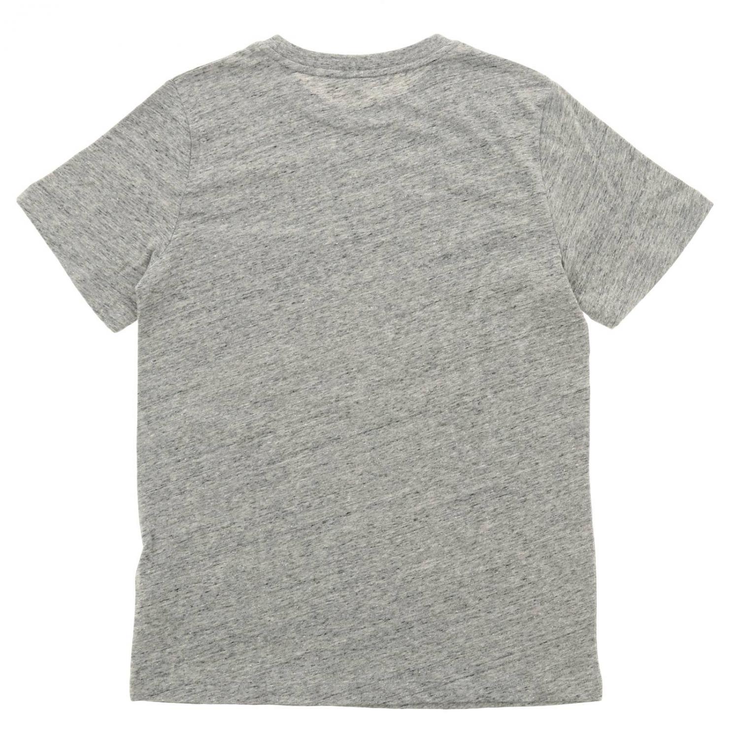 Burberry Outlet T Shirt Kids T Shirt Burberry Kids Grey T Shirt