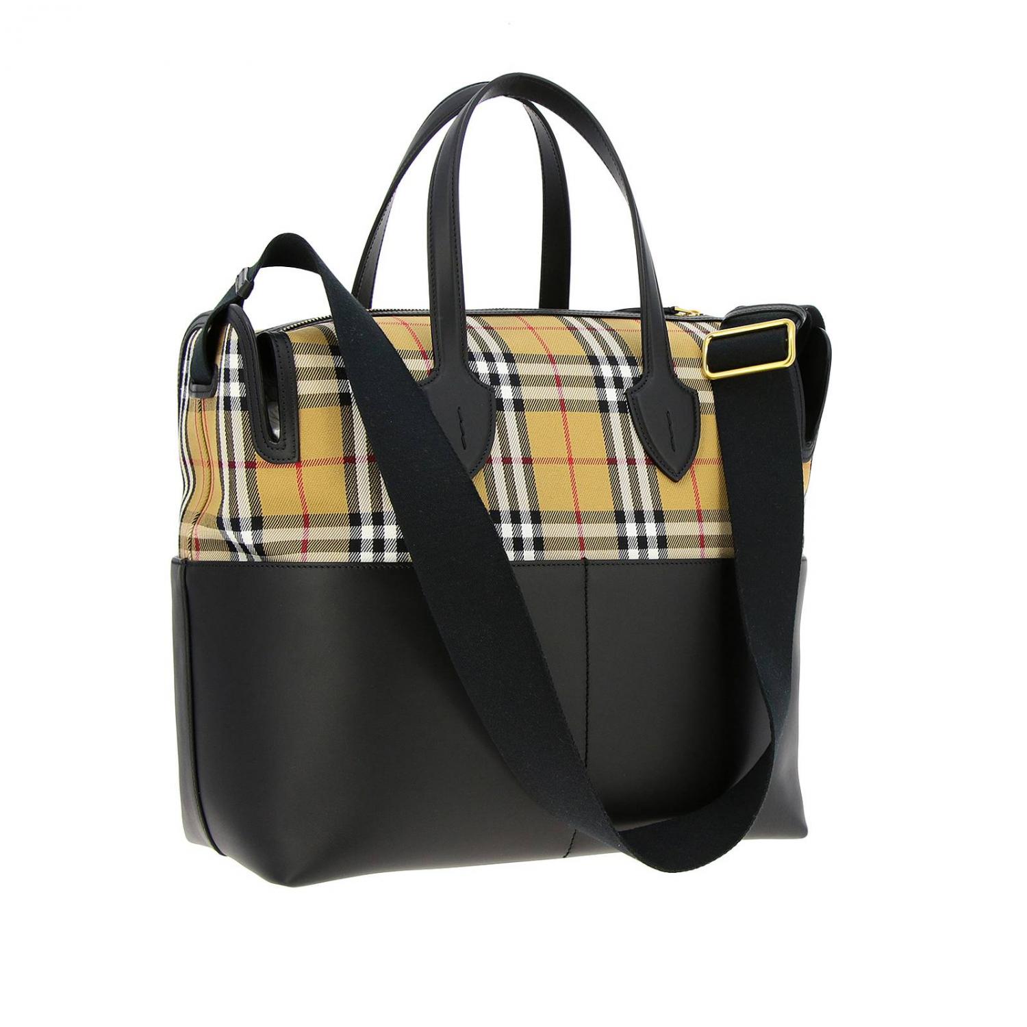 BURBERRY: bag for kids - Black | Burberry bag 4078473 online on 