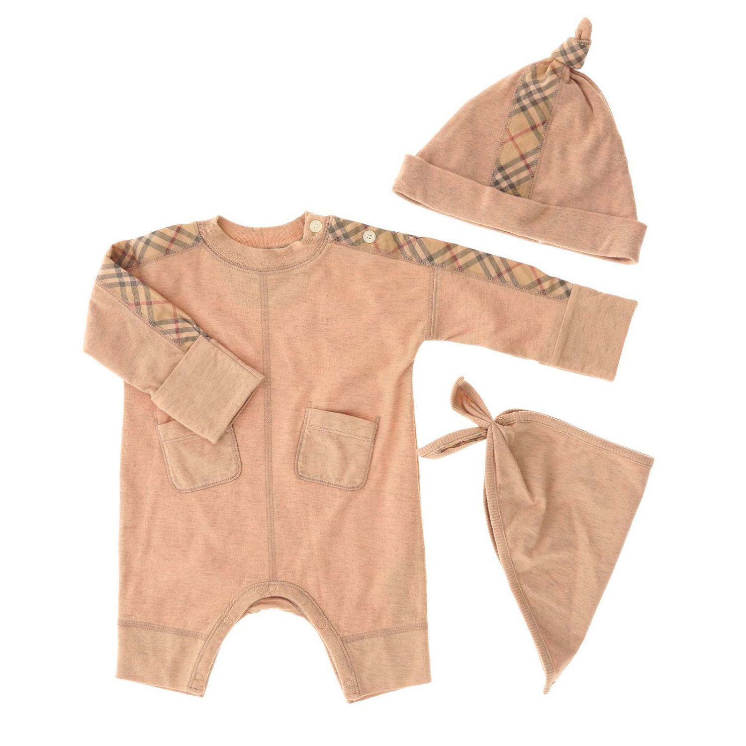 BURBERRY INFANT Jumpsuit kids Pink Jumpsuit Burberry Infant