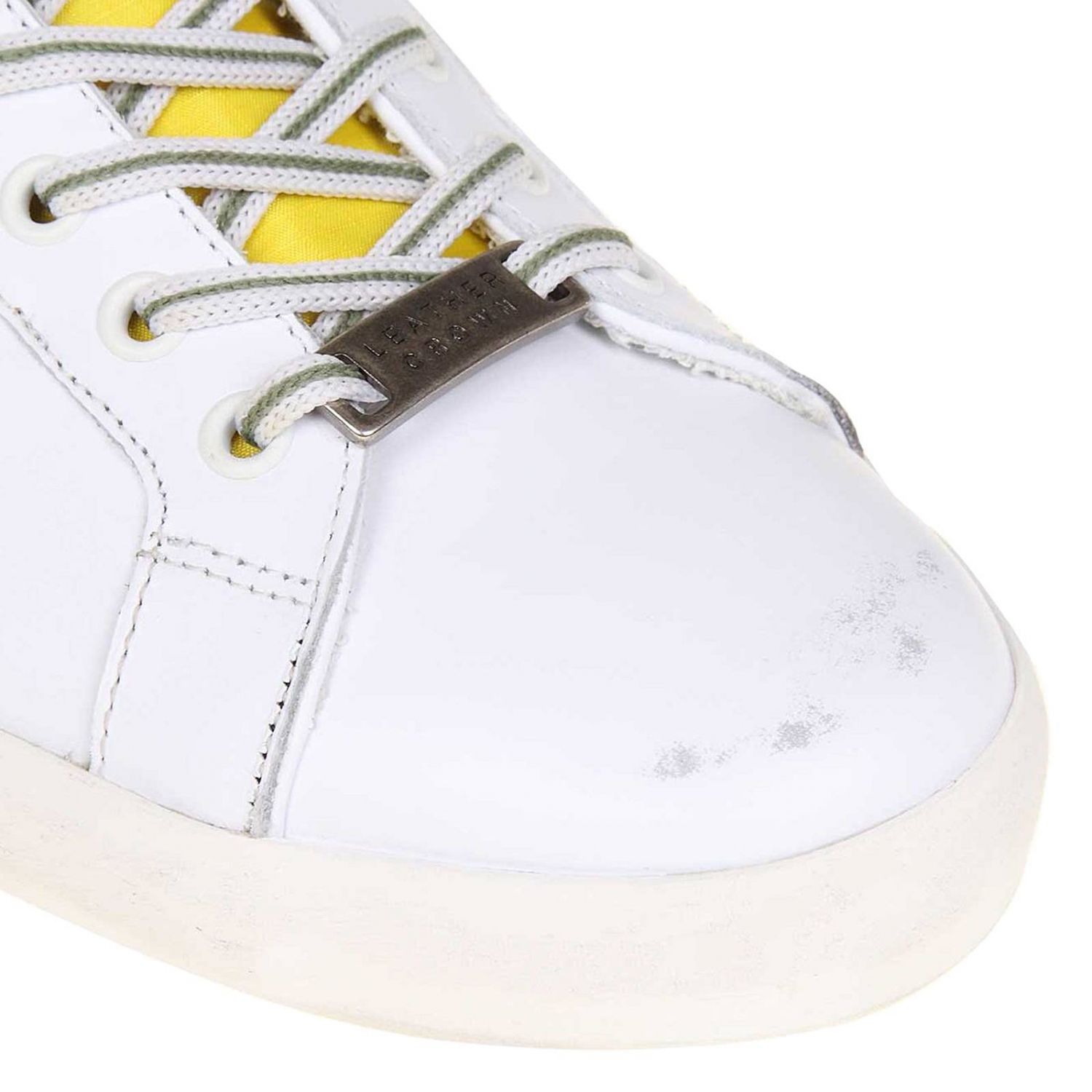 sneakers leather crown online