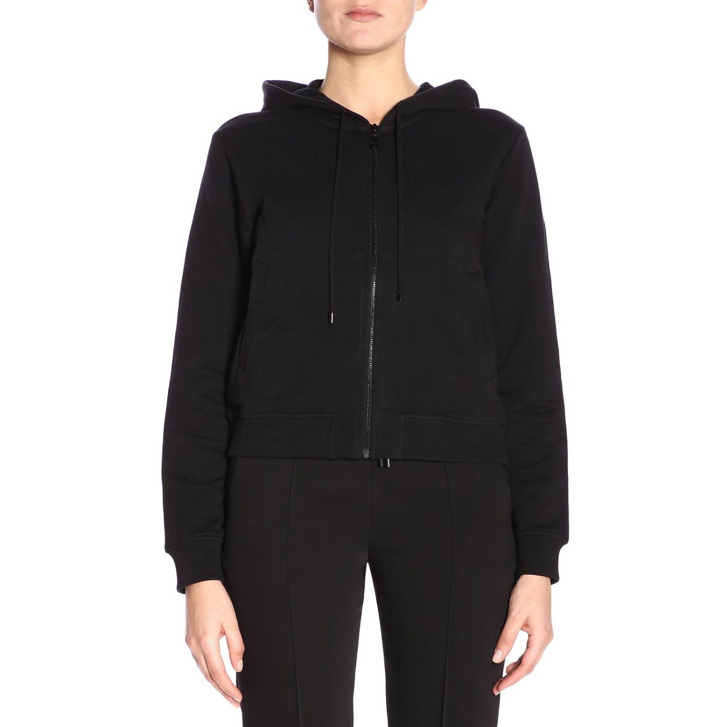 felpa con zip kenzo donna