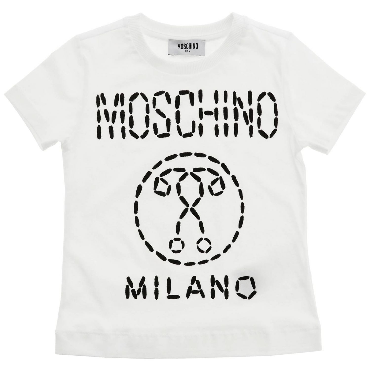 Moschino Kidアウトレット：Tシャツ 男の子 - ホワイト | GIGLIO.COM