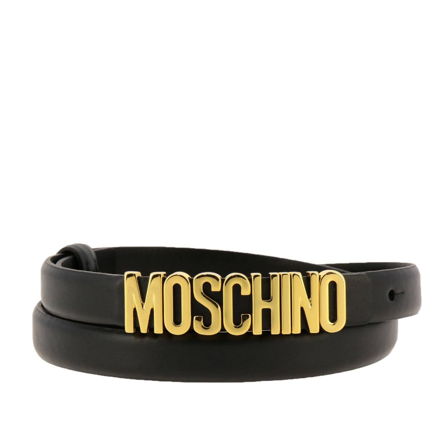 Boutique Moschino Outlet: belt for woman - Black | Boutique Moschino ...