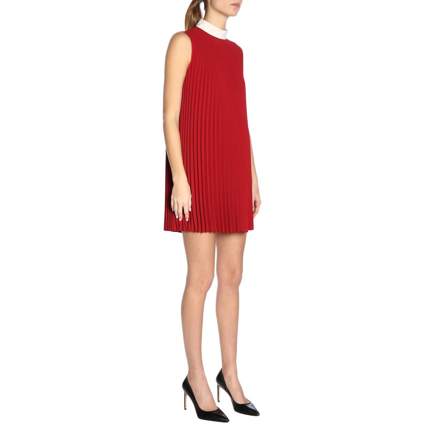 RED VALENTINO: dress for woman - Red | Red Valentino dress RR3VAA70 DIP ...