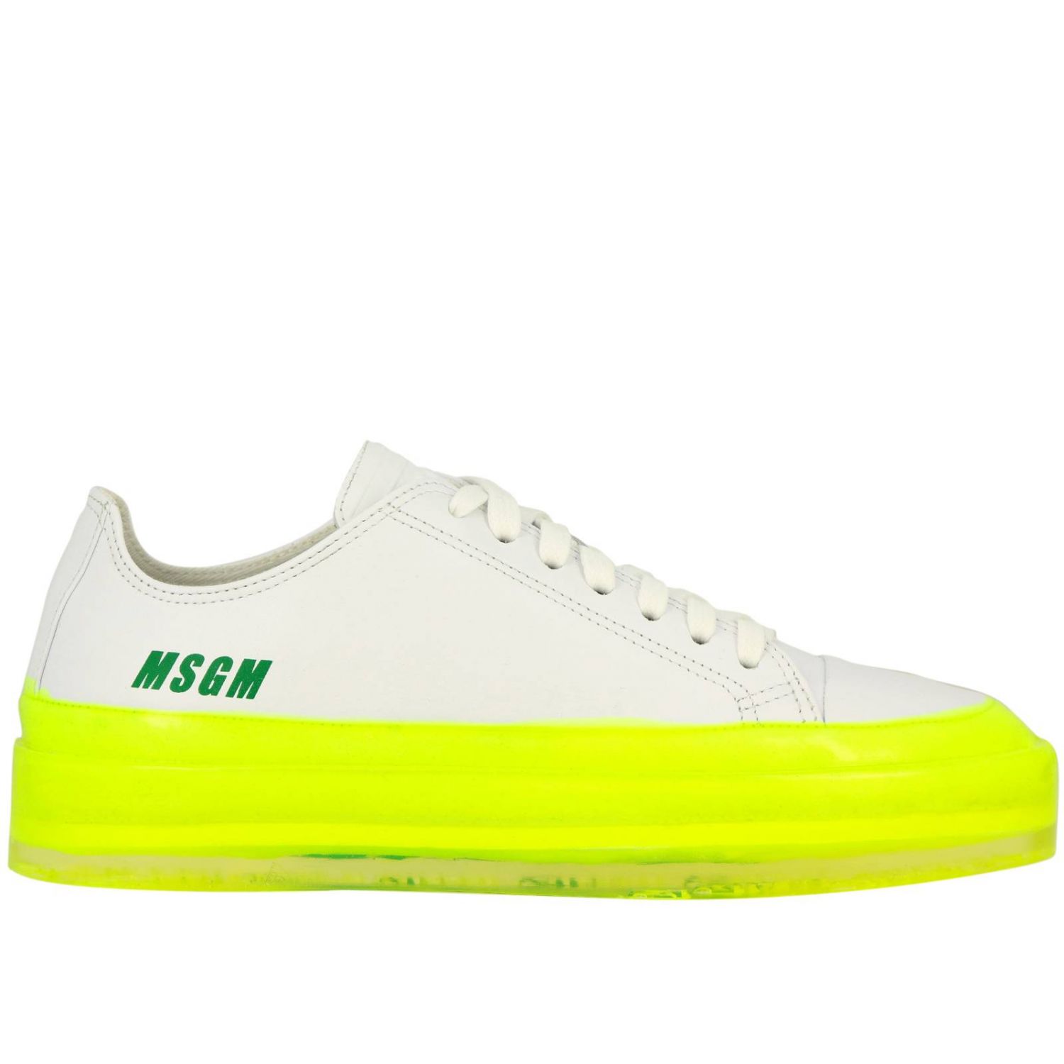 Msgm Outlet: Shoes women | Sneakers Msgm Women White | Sneakers Msgm 2641MDS726 Giglio EN