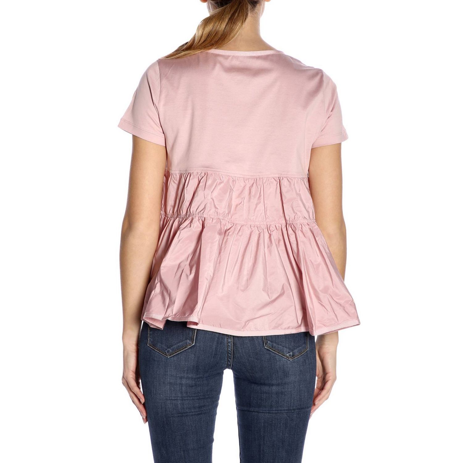 moncler t shirt pink