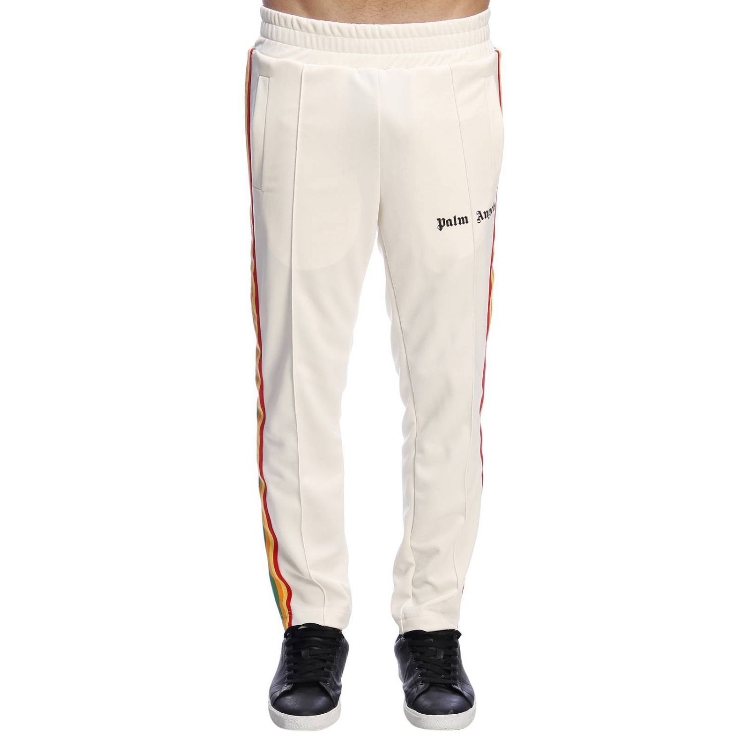 Palm Angels Outlet: Pants men | Pants Palm Angels Men White | Pants ...