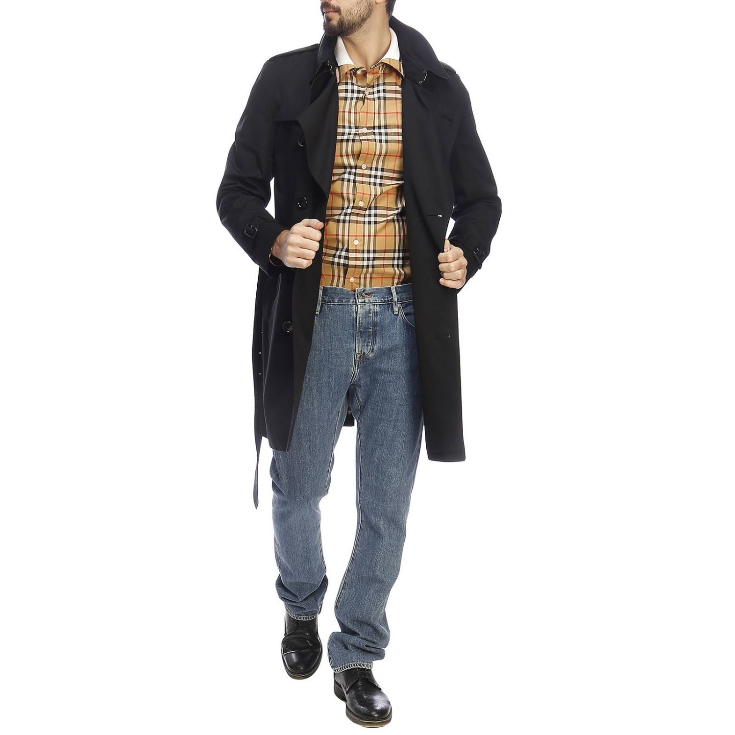 mens burberry trench coat sale
